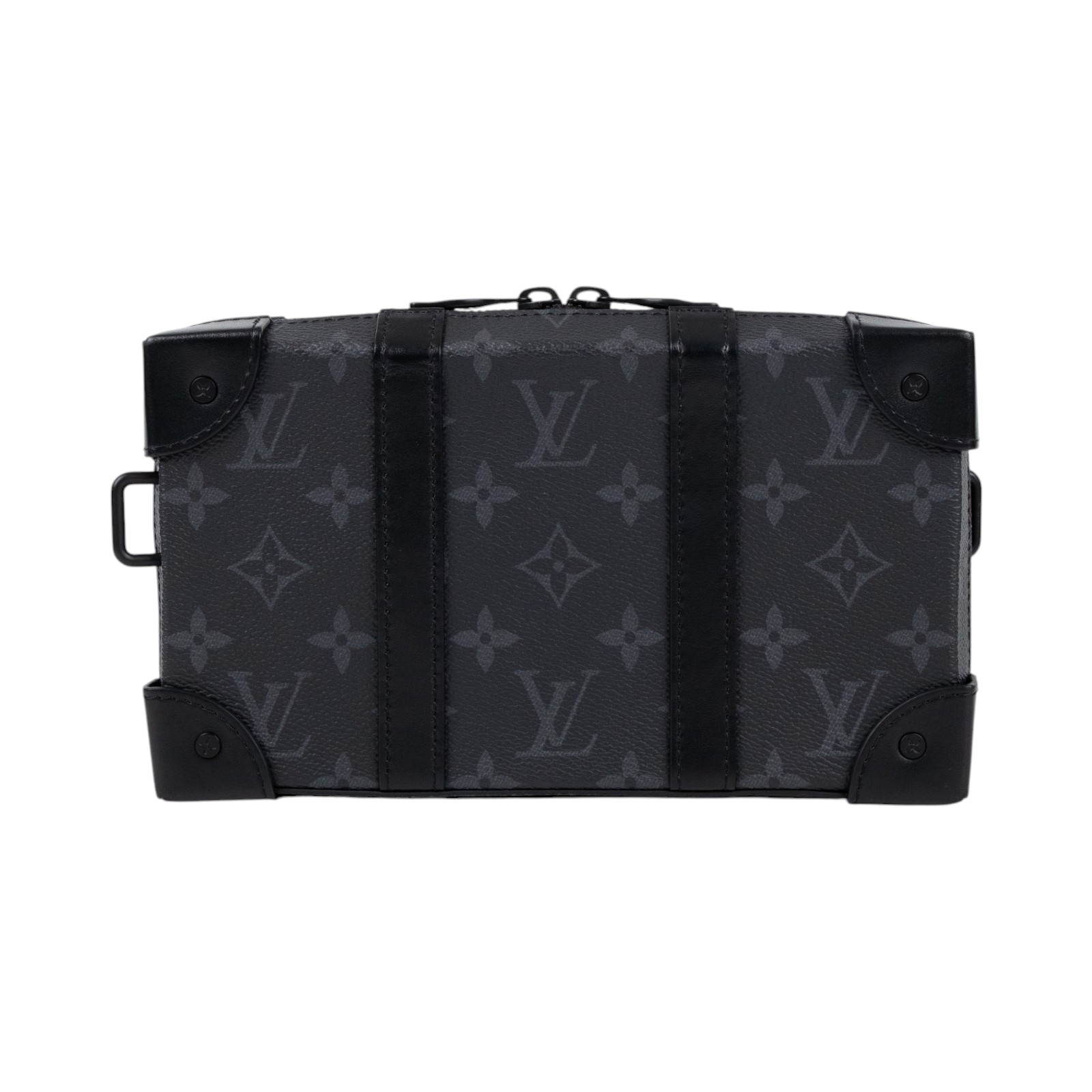 路易威登 LOUIS VUITTON Mini Soft Trunk 迷你 隨身包 黑色 M69838 晶片款  背帶