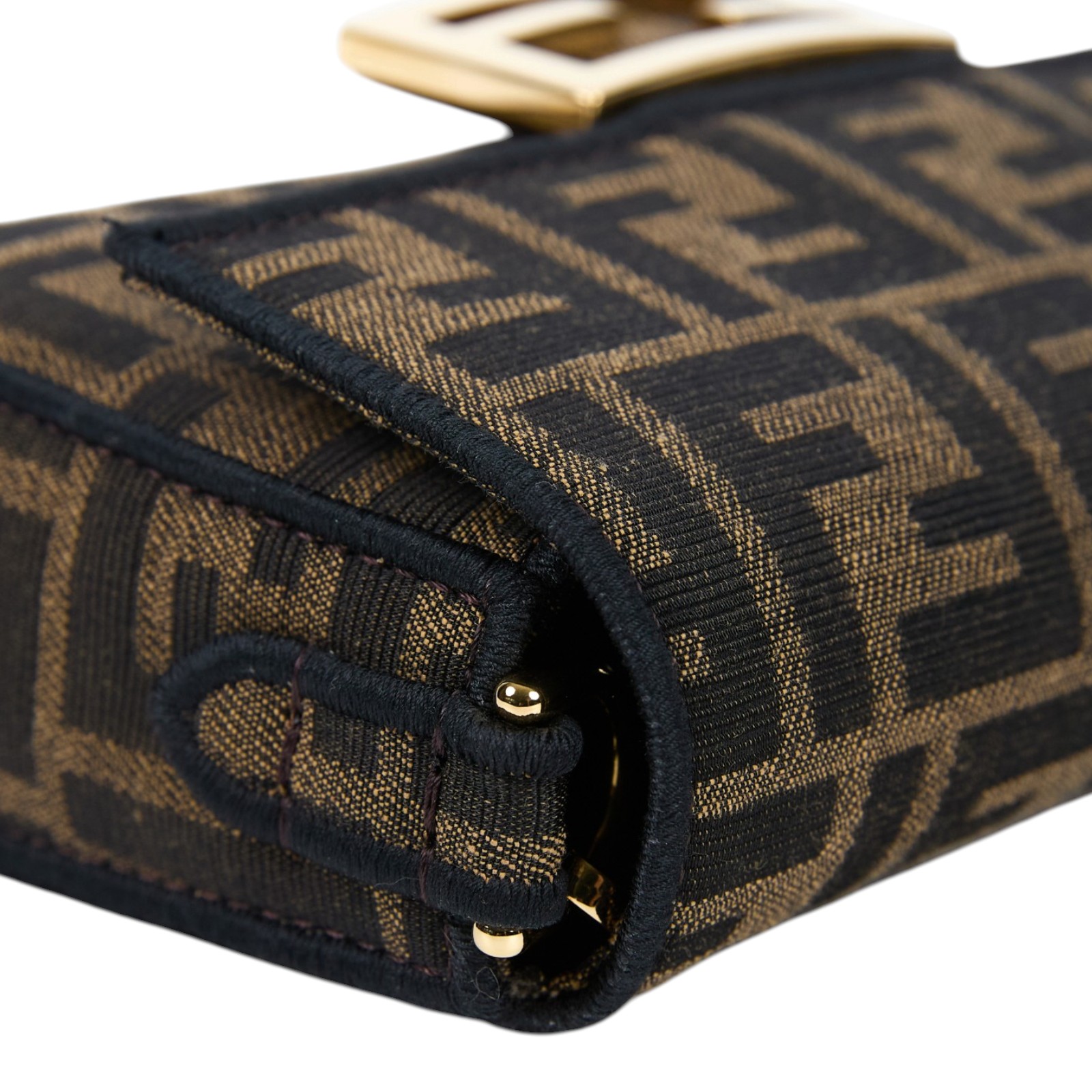 芬迪 FENDI Baguette FF 肩背包 手提包 8BS017A6V5 棕FF BAGUETTE MINI 原廠盒子/防塵袋/背帶
