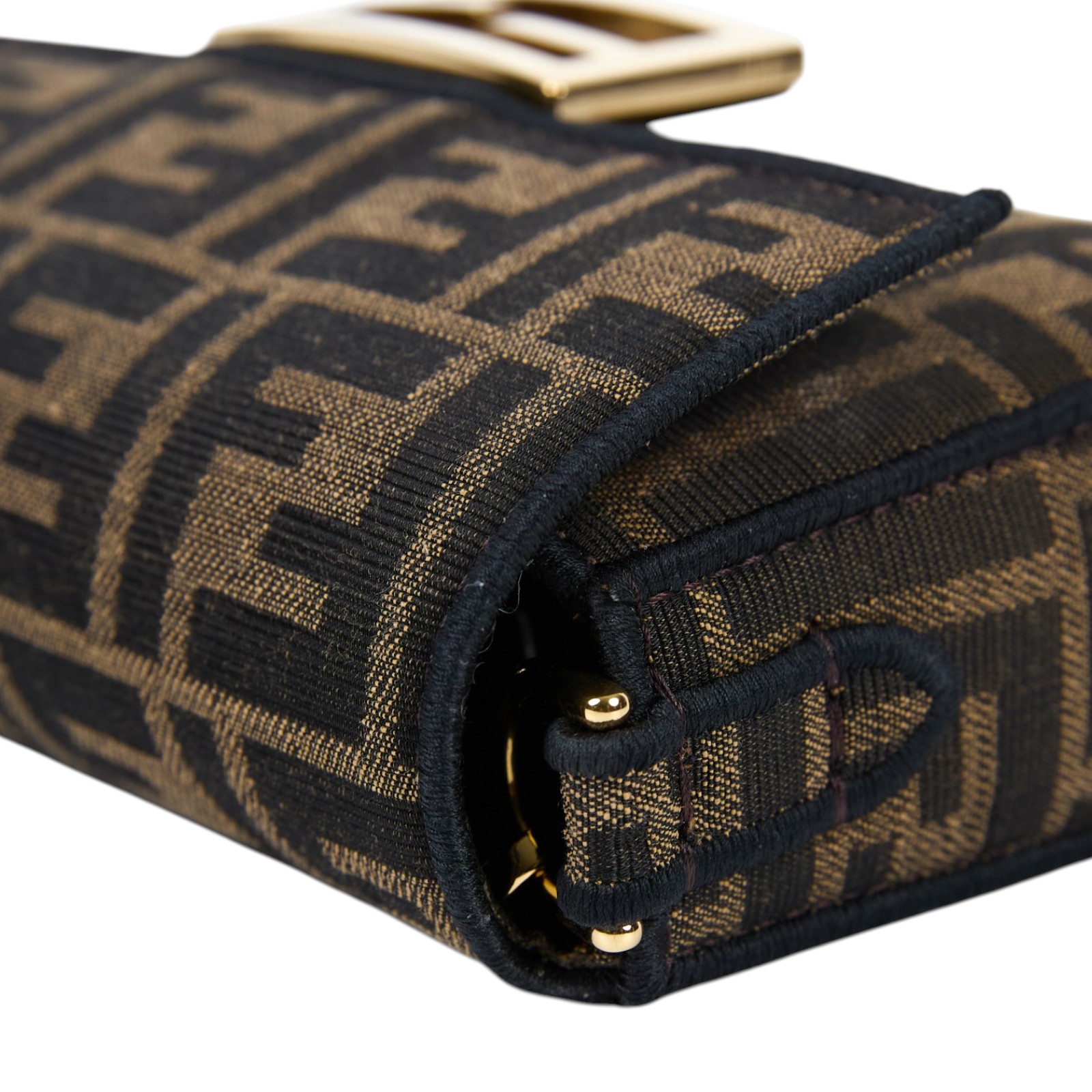 芬迪 FENDI Baguette FF 肩背包 手提包 8BS017A6V5 棕FF BAGUETTE MINI 原廠盒子/防塵袋/背帶