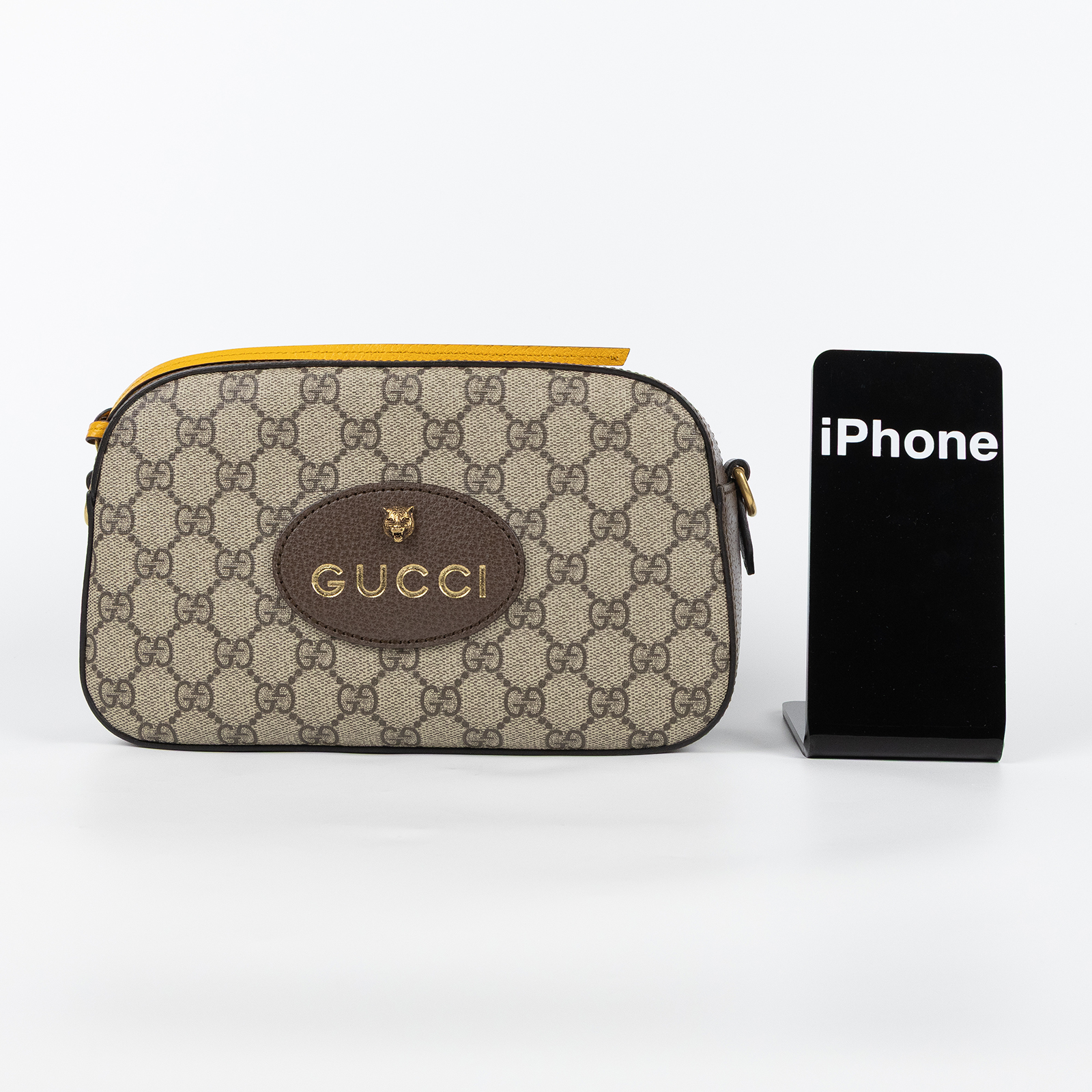 古馳 GUCCI GG 郵差袋 小型 476466 K9GVT 虎頭相機包 防塵袋/背帶
