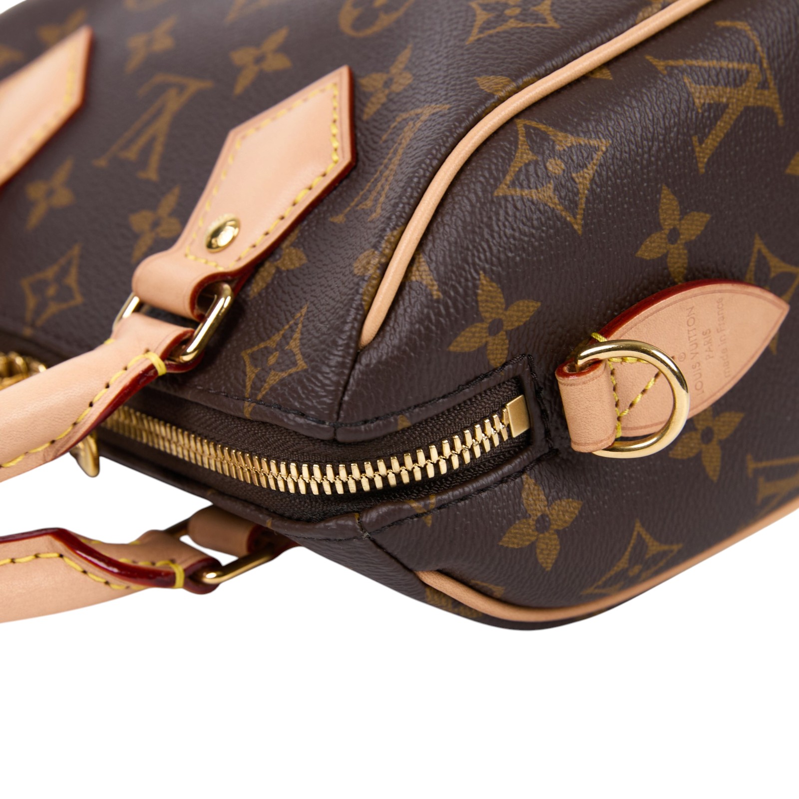 路易威登 LOUIS VUITTON Speedy Bandoulière 20 米色 帆布 手提 斜背 波士頓包 M46222 晶片款  原廠盒子/防塵袋/背帶/鎖組/購買證明