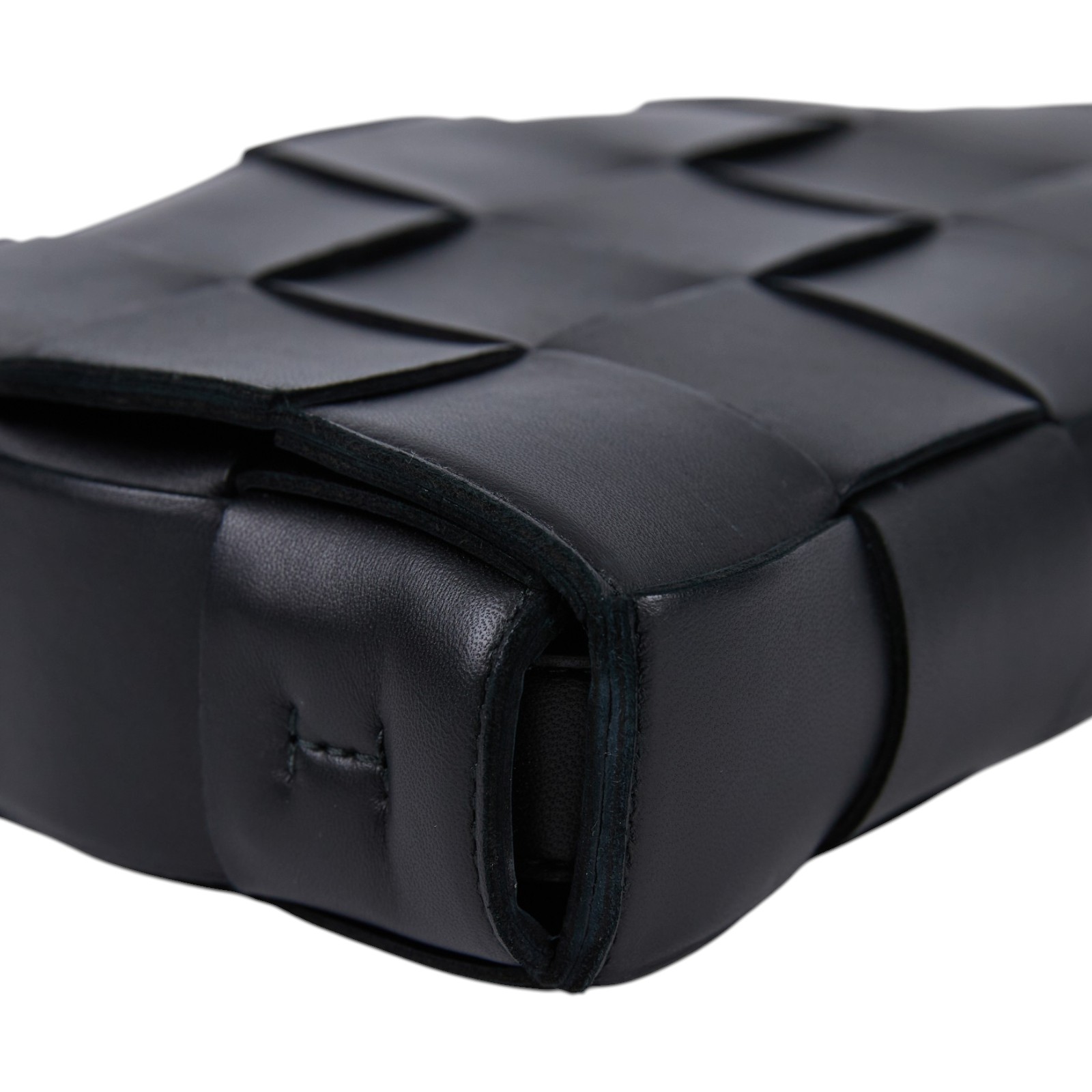 寶緹嘉 BOTTEGA VENETA Cassette 肩背包 斜背包 578004VMAY1 黑CASSETTE 3X5 防塵袋/原廠盒子