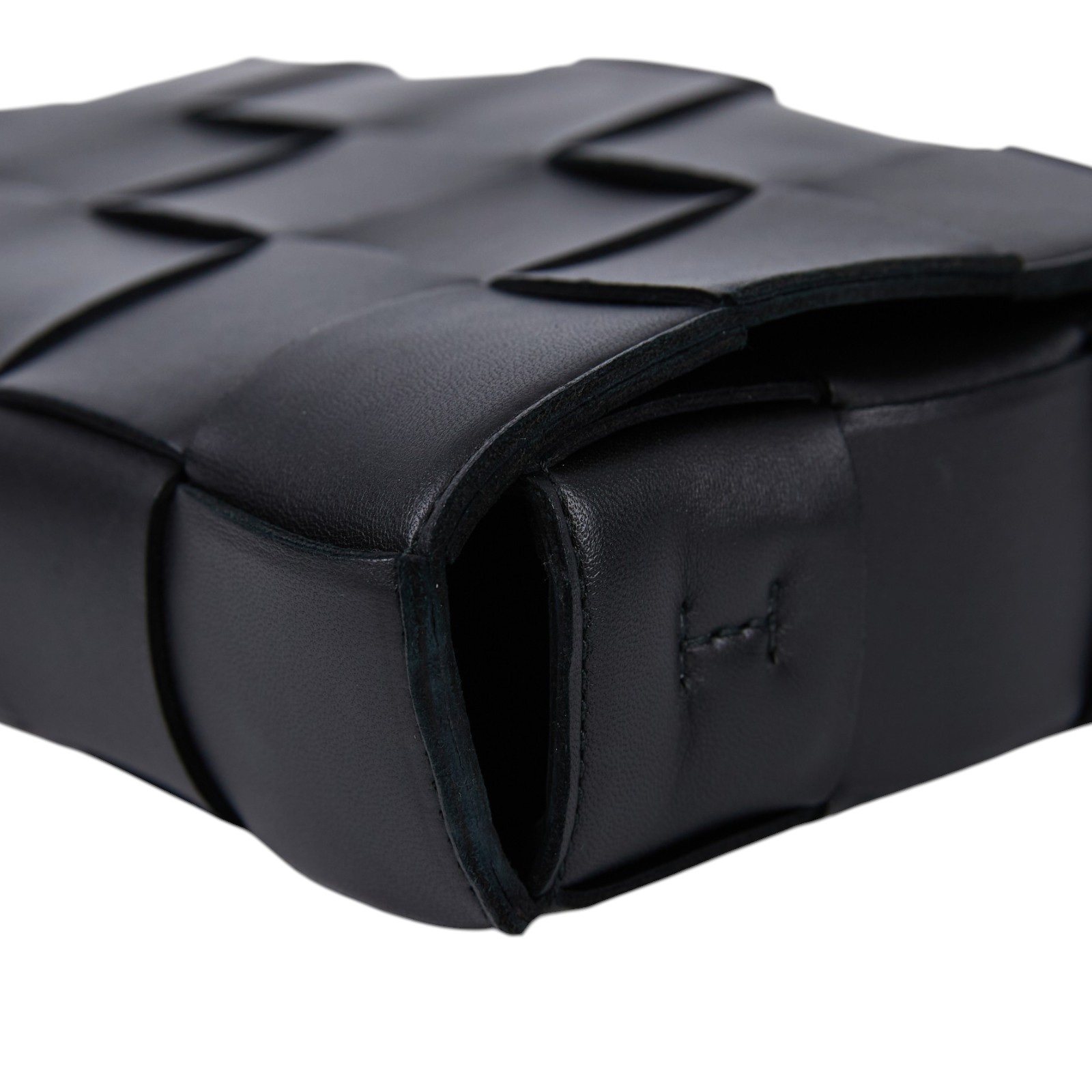 寶緹嘉 BOTTEGA VENETA Cassette 肩背包 斜背包 578004VMAY1 黑CASSETTE 3X5 防塵袋/原廠盒子