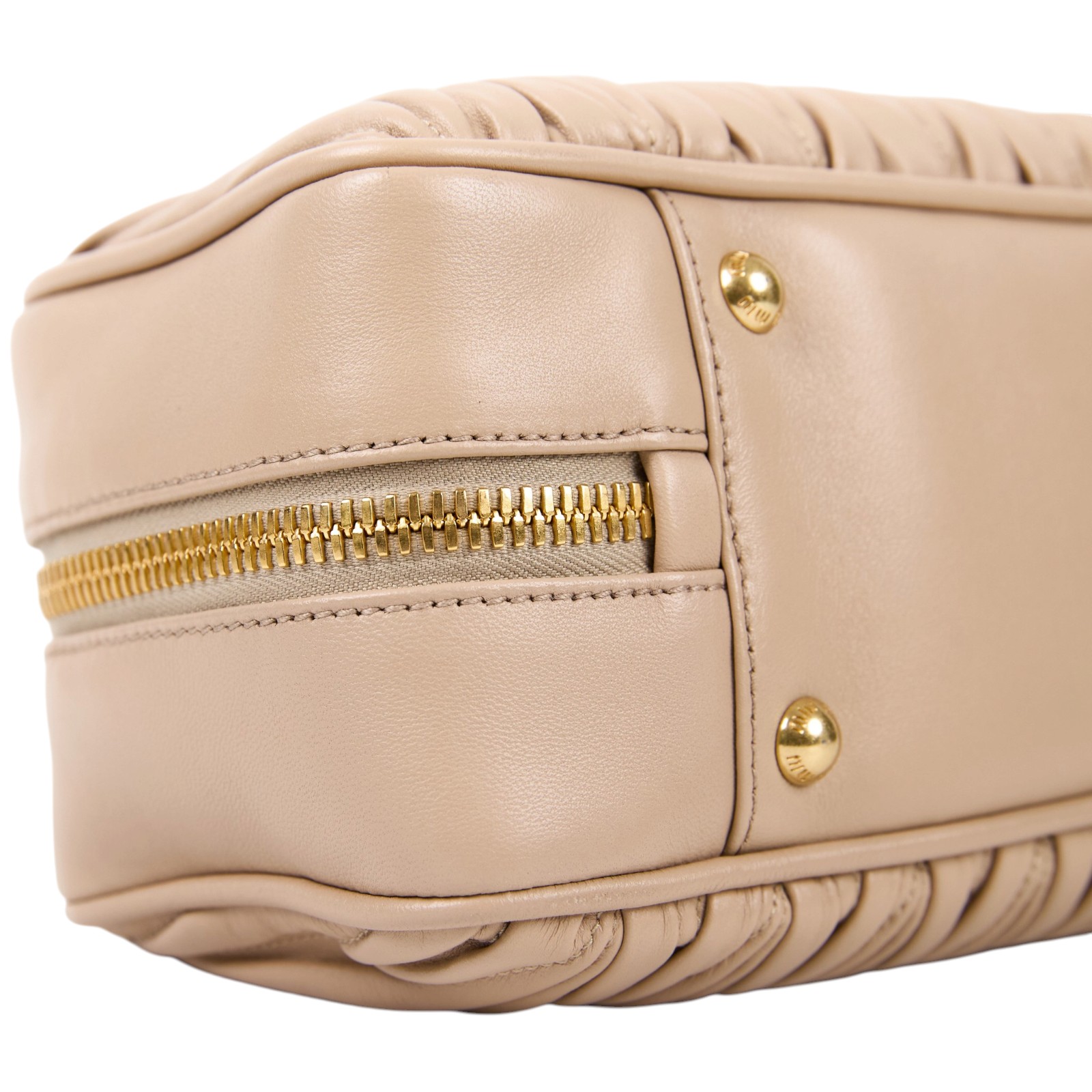 繆繆 MIU MIU Arcadie matelassé 納帕皮革手袋 Arcadie Matelassé Nappa Leather Bag 5BB142_AN88  背帶/吊牌/防塵袋