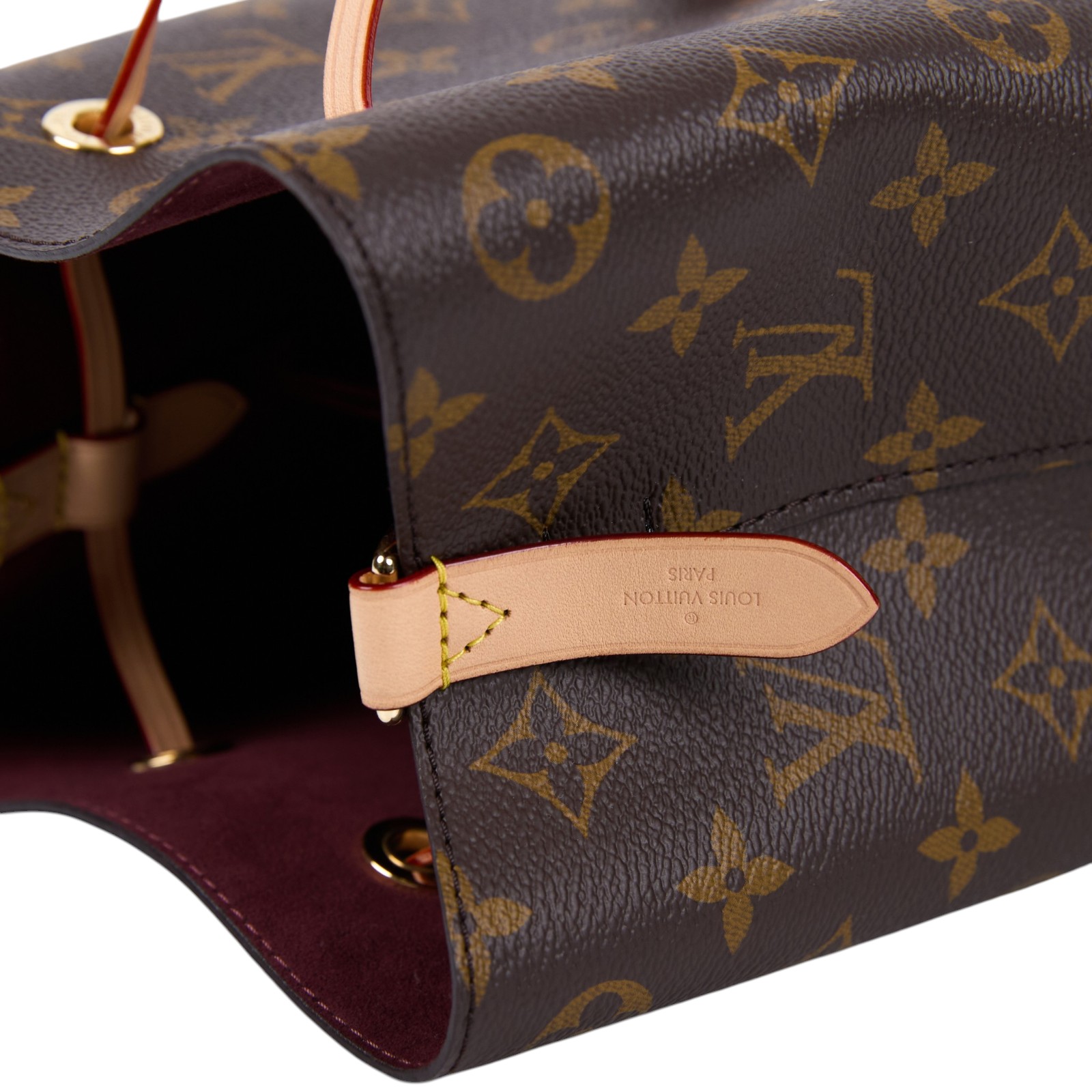路易威登 LOUIS VUITTON Néonoé BB 經典帆布 束口水桶包 M46581 晶片款  原廠盒子/防塵袋/購買證明正本/背帶2