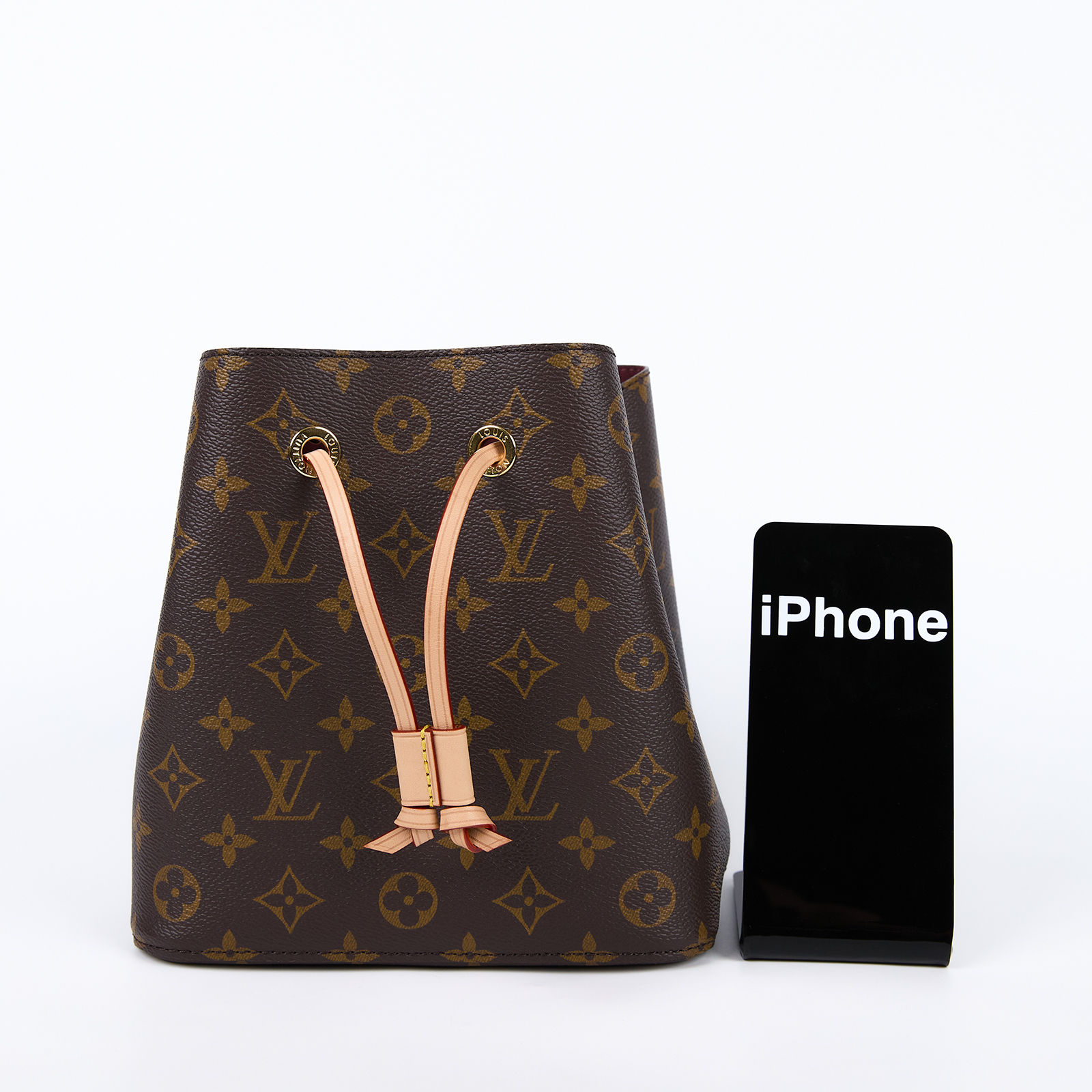 路易威登 LOUIS VUITTON Néonoé BB 經典帆布 束口水桶包 M46581 晶片款  原廠盒子/防塵袋/購買證明正本/背帶2