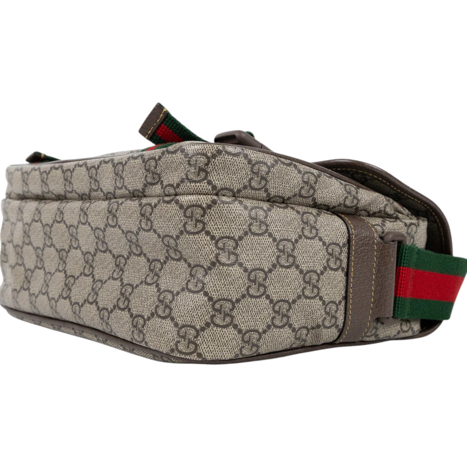 古馳 GUCCI 郵差包 肩背包 斜背包 760123 FACJN 咖GG郵差斜背包 原廠盒子/防塵袋/購買證明正本