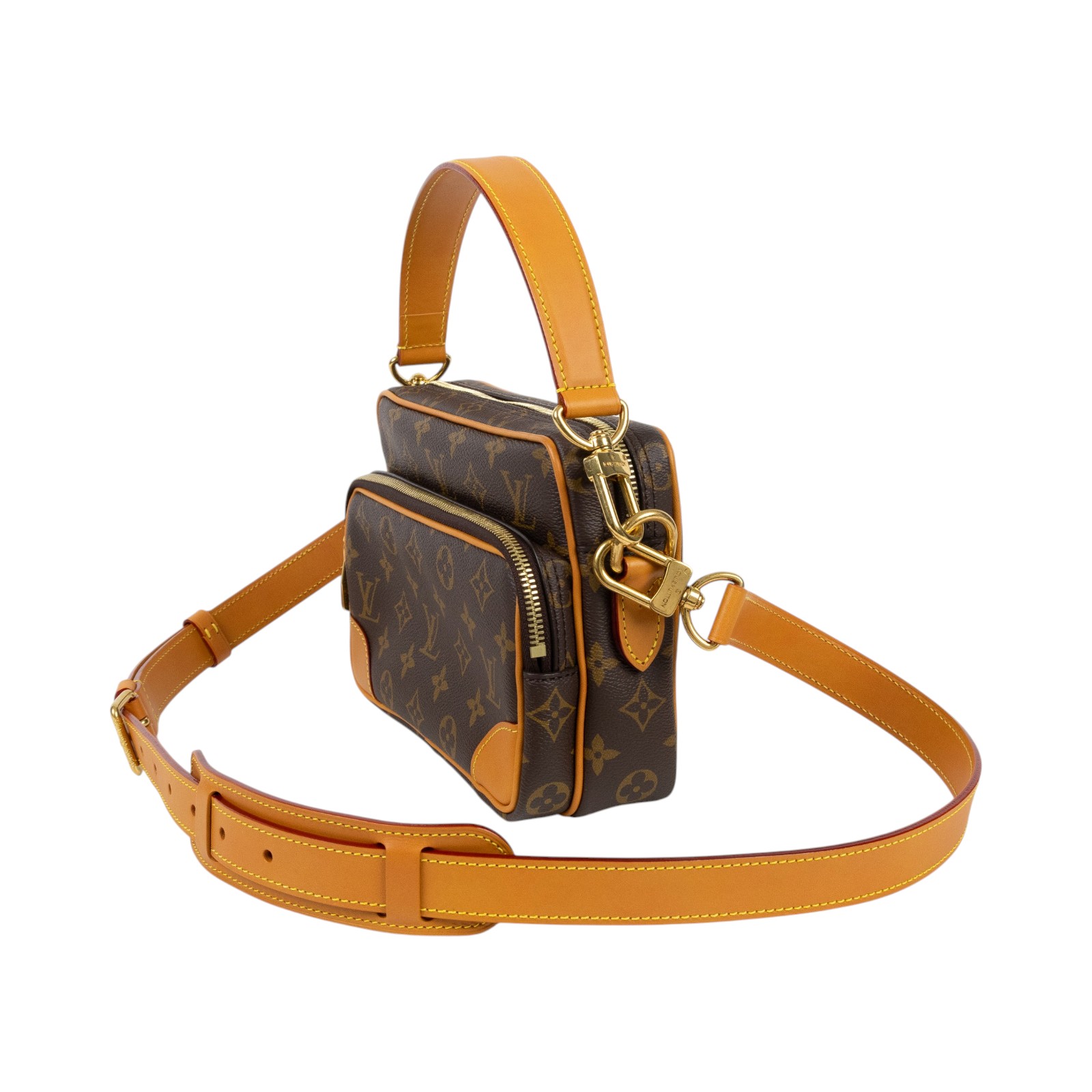 路易威登 LOUIS VUITTON Nil 斜背包 肩背包 手提包 M14016 晶片款 原花Nil斜背包 原廠盒子/防塵袋/背帶2