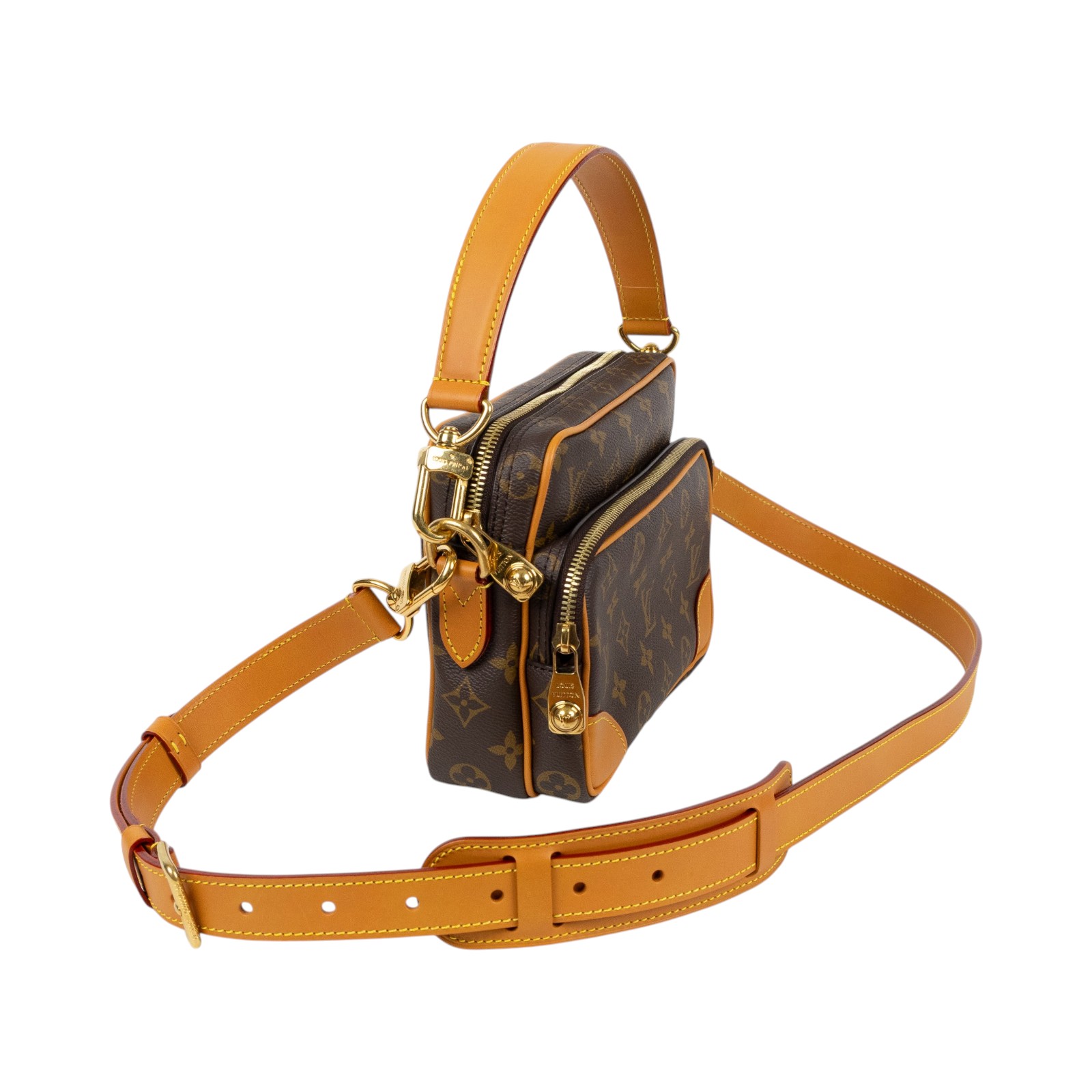 路易威登 LOUIS VUITTON Nil 斜背包 肩背包 手提包 M14016 晶片款 原花Nil斜背包 原廠盒子/防塵袋/背帶2