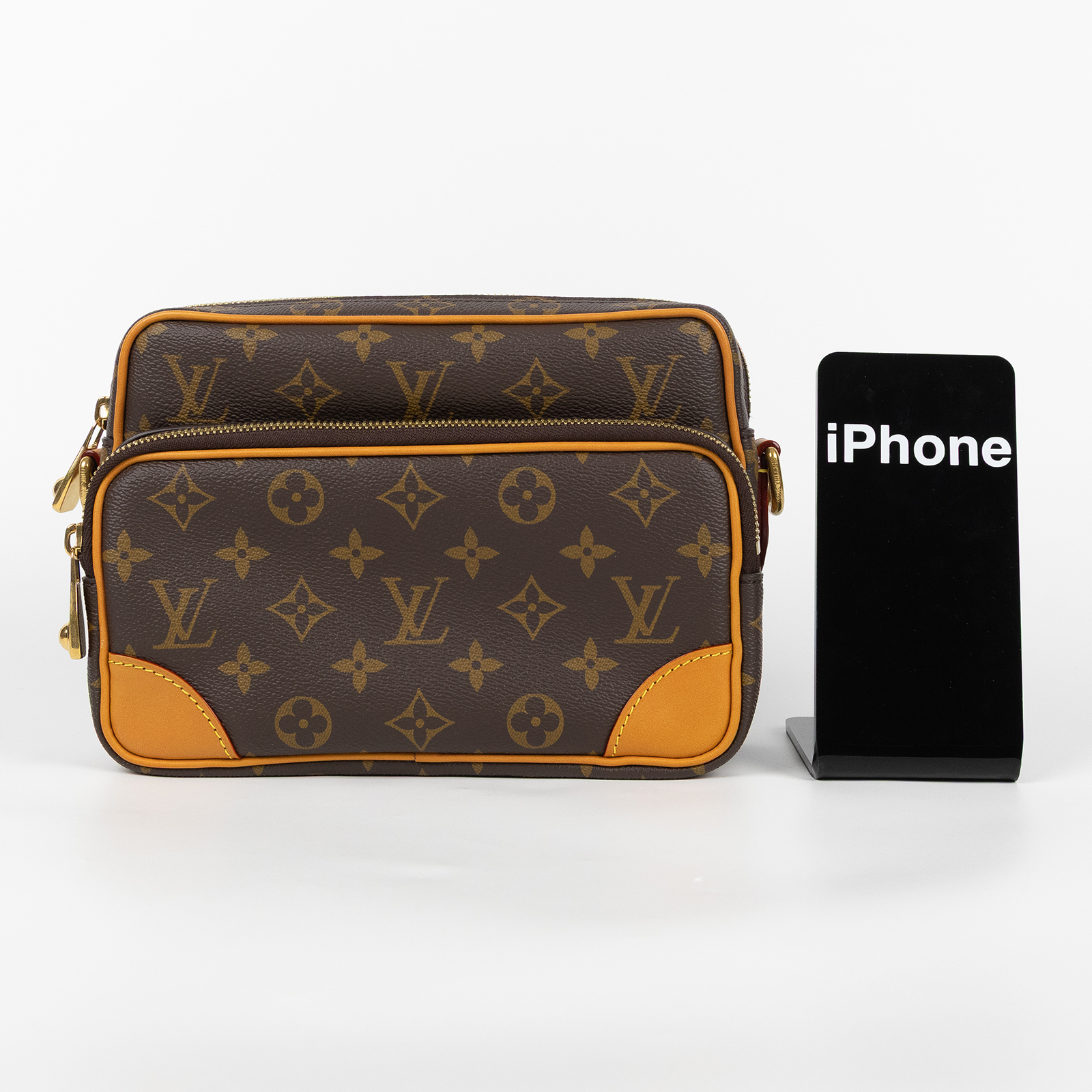 路易威登 LOUIS VUITTON Nil 斜背包 肩背包 手提包 M14016 晶片款 原花Nil斜背包 原廠盒子/防塵袋/背帶2