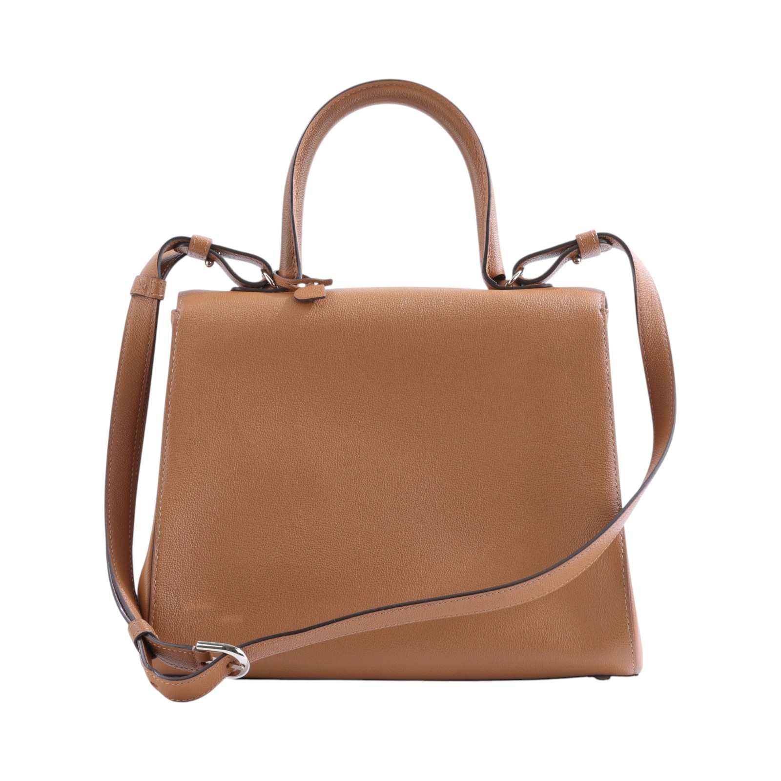 德爾沃 DELVAUX  Brillant MM 手提包 AA0405AAU024MDP 棕BRILLANT MM 防塵袋/背帶