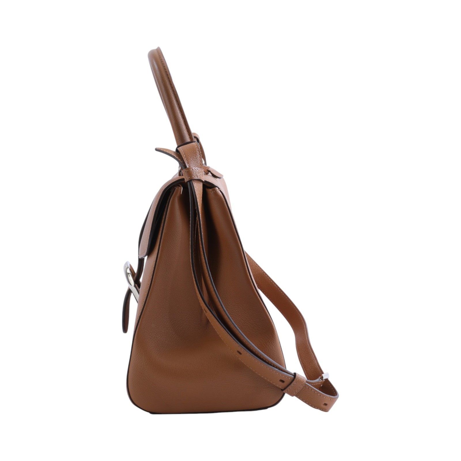 德爾沃 DELVAUX  Brillant MM 手提包 AA0405AAU024MDP 棕BRILLANT MM 防塵袋/背帶