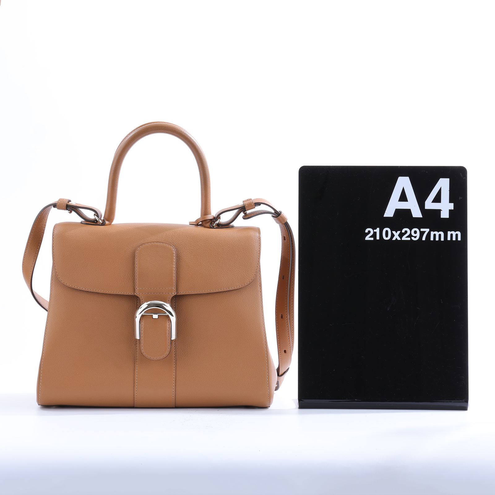 德爾沃 DELVAUX  Brillant MM 手提包 AA0405AAU024MDP 棕BRILLANT MM 防塵袋/背帶