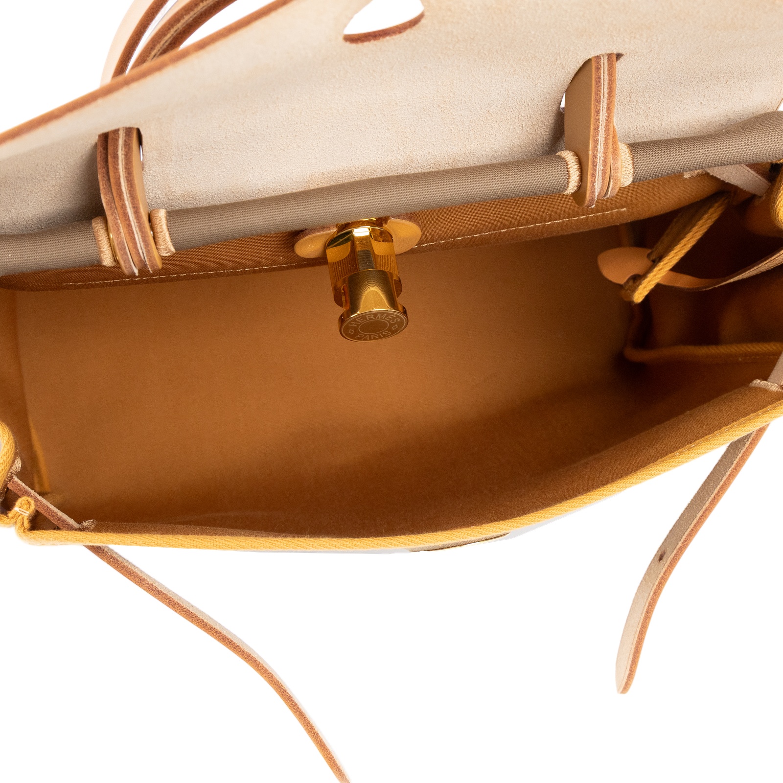 愛馬仕 Hermes Herbag Zip 31 金色五金 自然沙色 大象灰 H082268CCAV /U TS 005 AU  原廠盒子/防塵袋/內袋/鎖組/購買證明正本