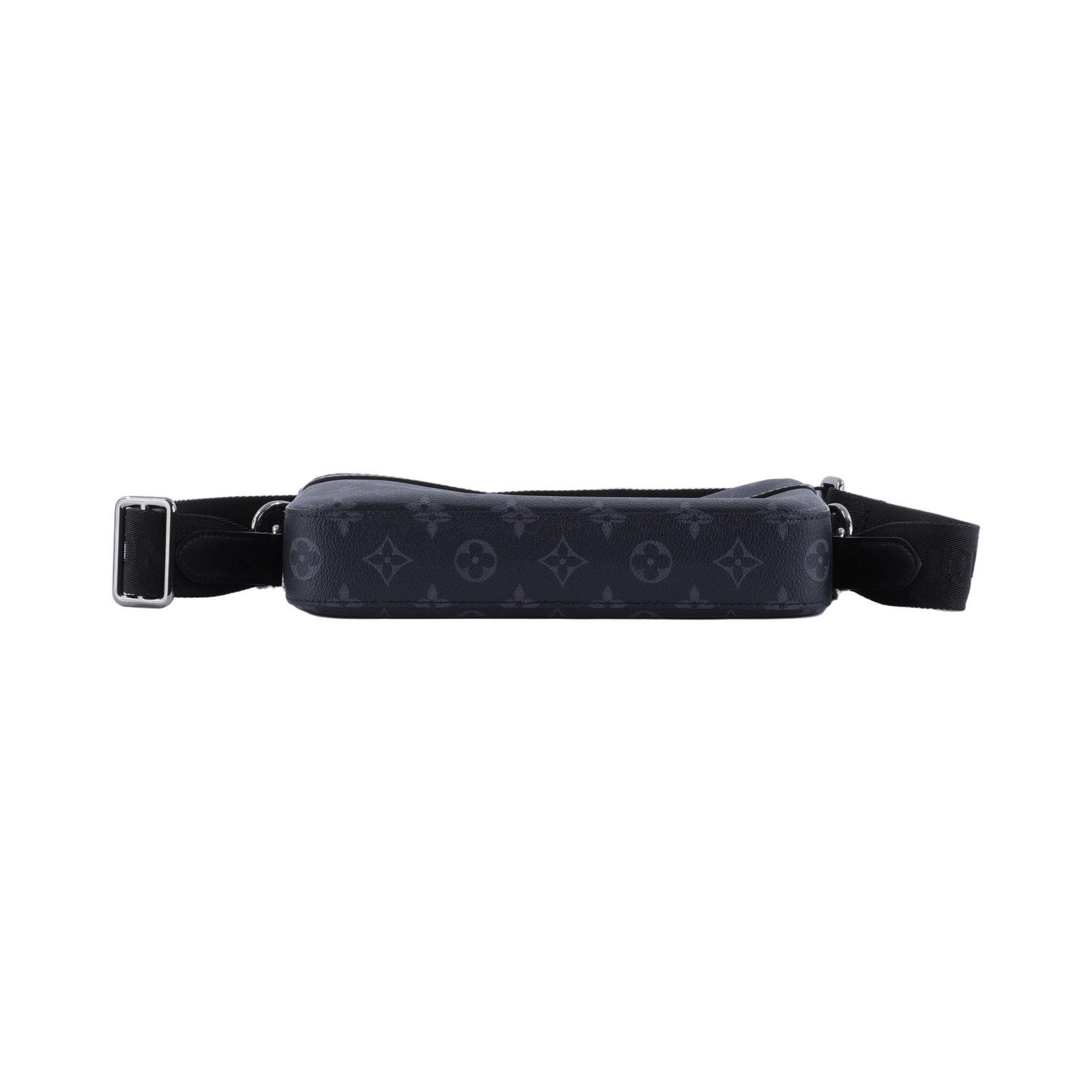 路易威登 LOUIS VUITTON Trio 郵差包 Eclipse帆布 黑色 灰色 M69443 晶片款  日本購買證明正本/防塵袋/原廠盒子/內袋2/背帶