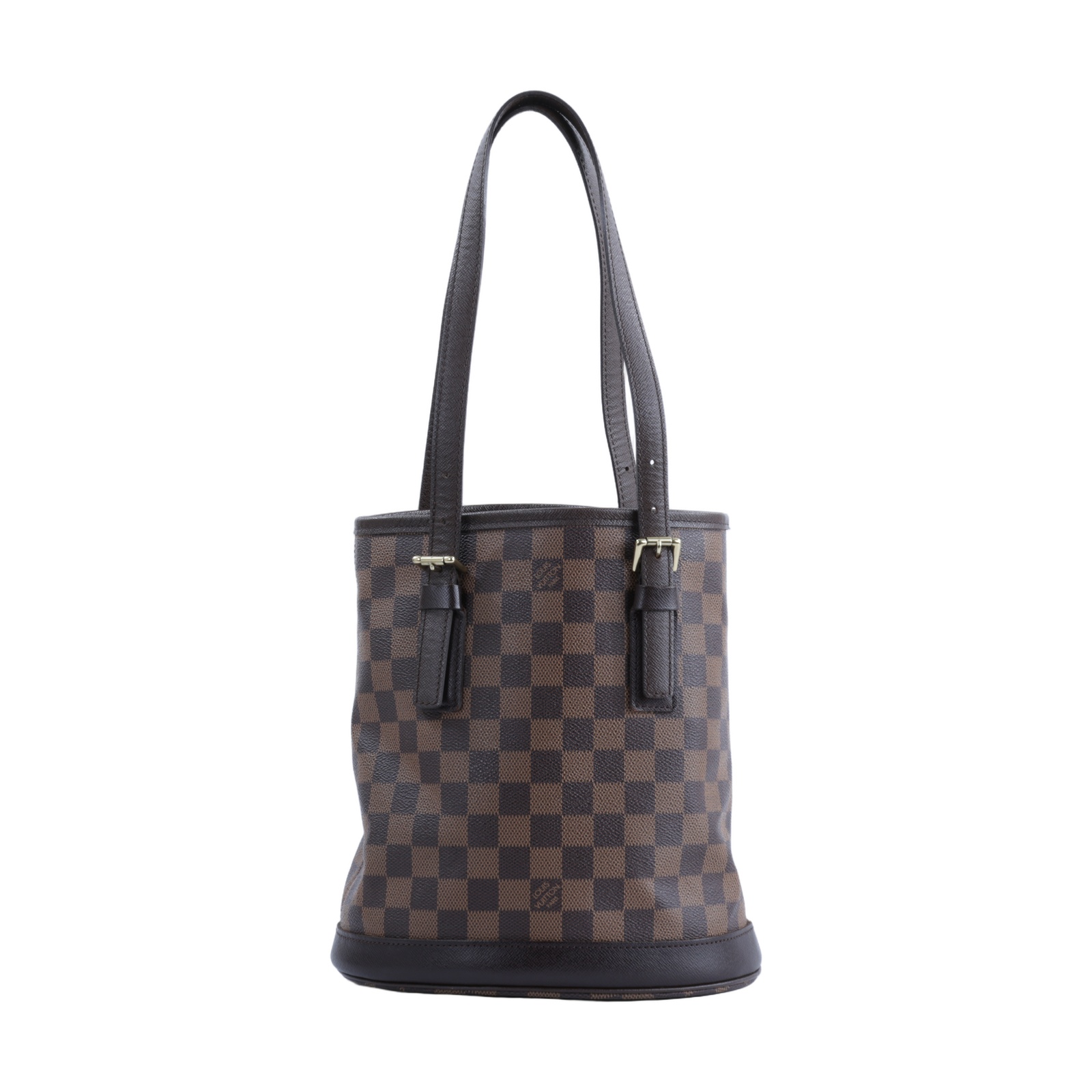 路易威登 LOUIS VUITTON Marais Bucket 水桶包 肩背包 手提包 N42240 棕棋盤MARAIS PM 內袋