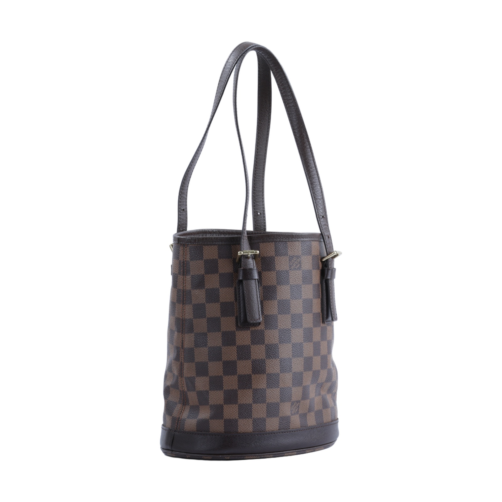 路易威登 LOUIS VUITTON Marais Bucket 水桶包 肩背包 手提包 N42240 棕棋盤MARAIS PM 內袋