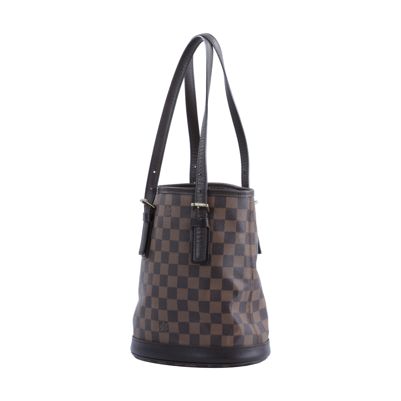 路易威登 LOUIS VUITTON Marais Bucket 水桶包 肩背包 手提包 N42240 棕棋盤MARAIS PM 內袋