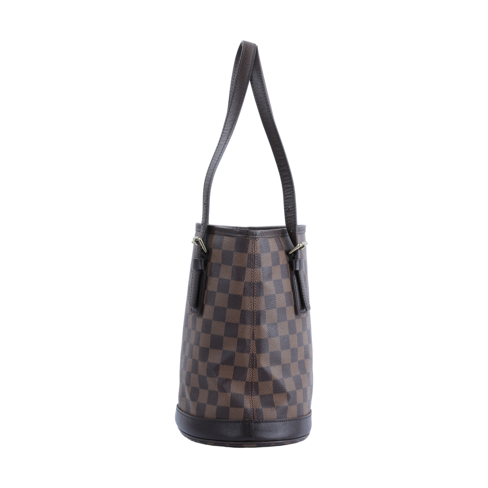 路易威登 LOUIS VUITTON Marais Bucket 水桶包 肩背包 手提包 N42240 棕棋盤MARAIS PM 內袋