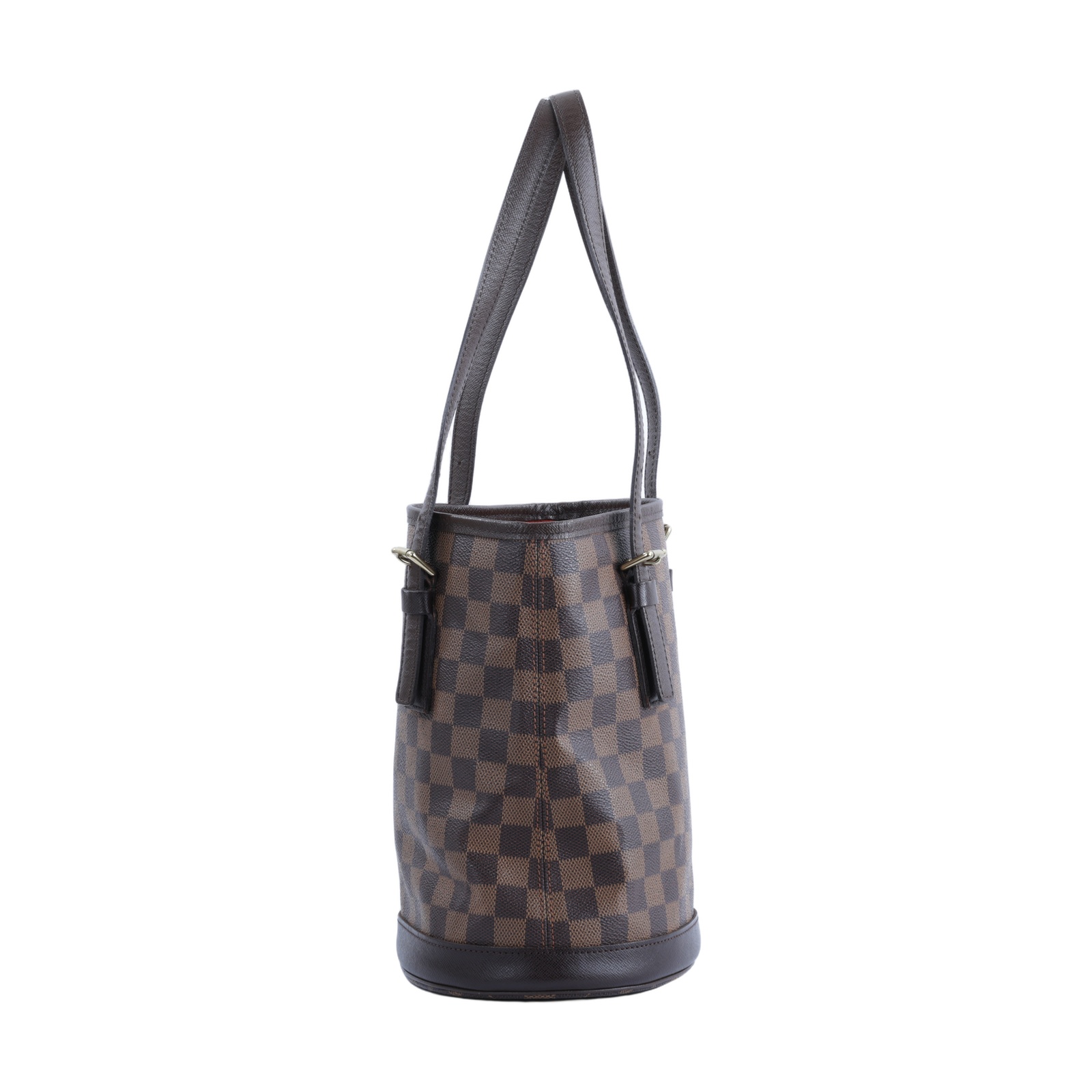 路易威登 LOUIS VUITTON Marais Bucket 水桶包 肩背包 手提包 N42240 棕棋盤MARAIS PM 內袋