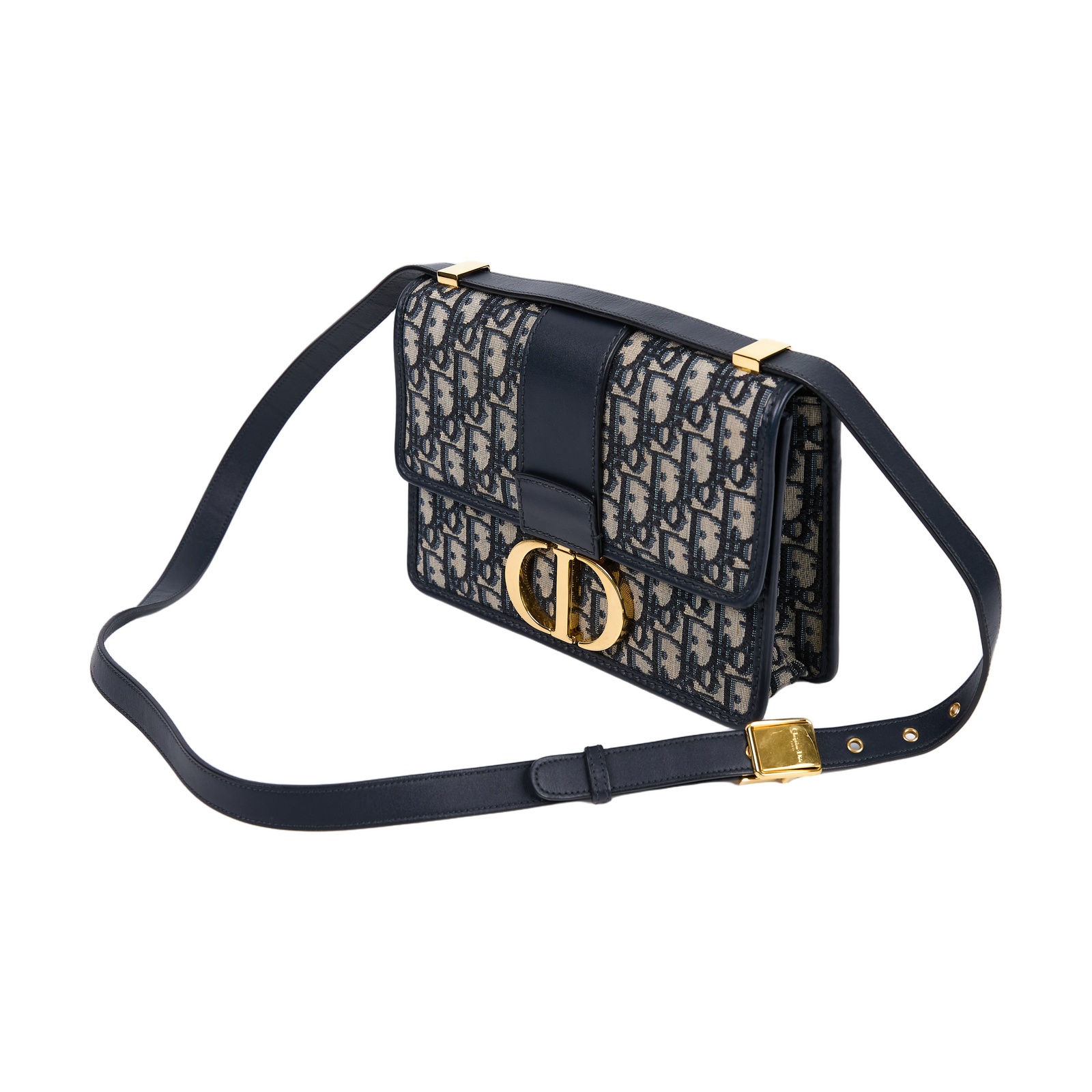 迪奧 CHRISTIAN DIOR 30 Montaigne 蒙田包 肩背包 斜背包 M9203UTZQ 藍色緹花MONTAIGNE 30 無附屬品