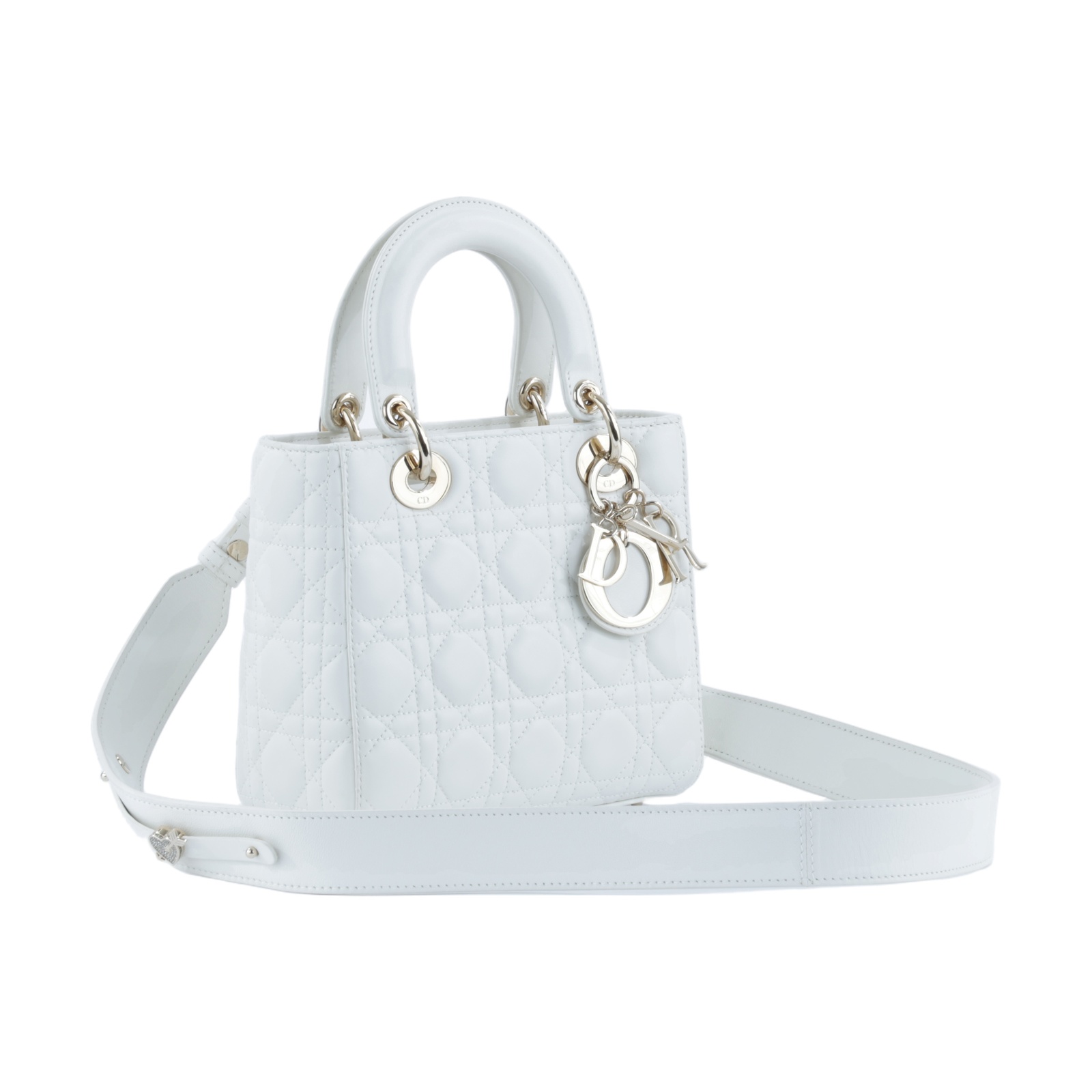 迪奧 CHRISTIAN DIOR Lady Dior My ABCDior 小型 肩背 手提包 羊皮 M0538OCAL  原廠盒子/防塵袋/購買證明/背帶