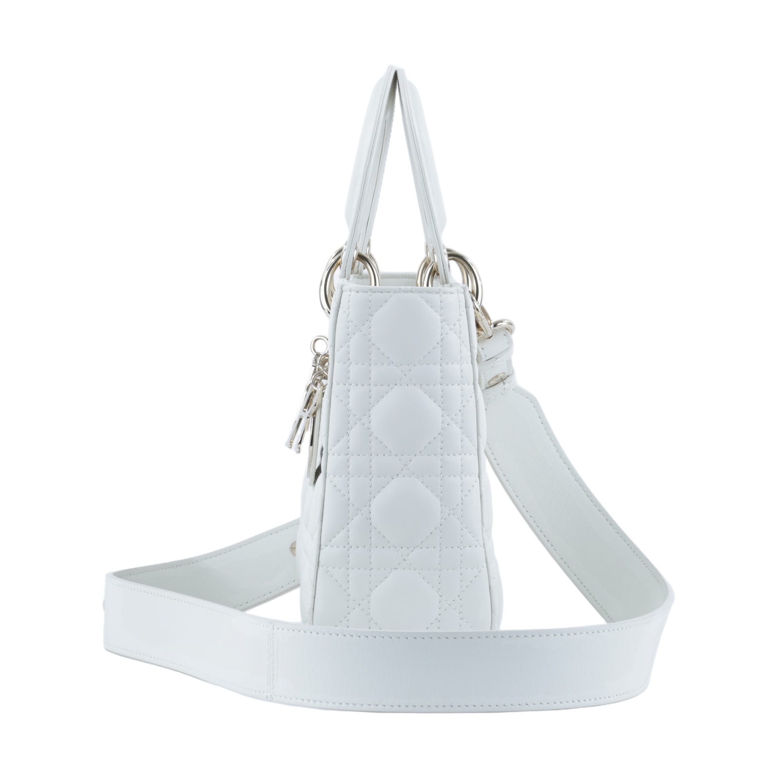 迪奧 CHRISTIAN DIOR Lady Dior My ABCDior 小型 肩背 手提包 羊皮 M0538OCAL  原廠盒子/防塵袋/購買證明/背帶