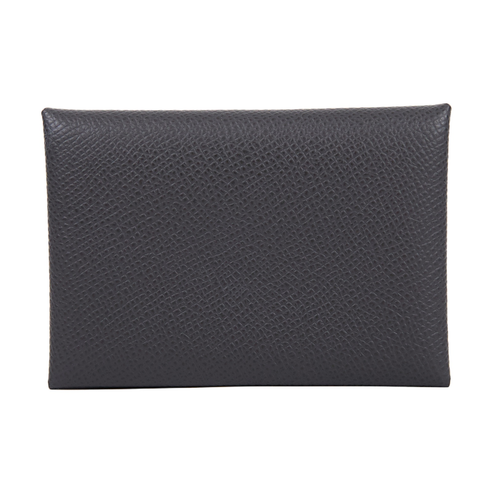 愛馬仕 Hermes Calvi Duo 卡包 石墨灰 銀色五金 H083035CK88 /U FM 011 PM  原廠盒子/購買證明