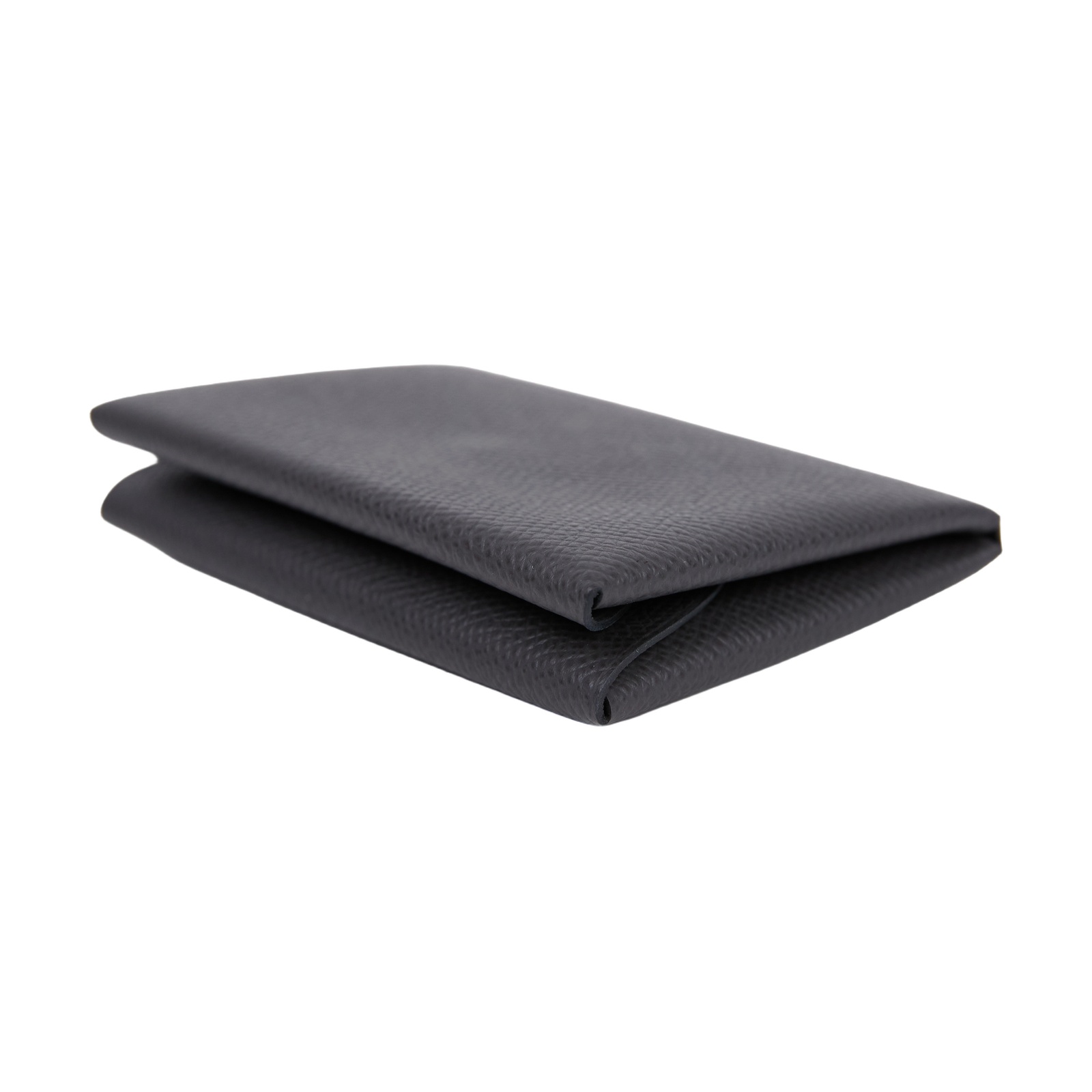 愛馬仕 Hermes Calvi Duo 卡包 石墨灰 銀色五金 H083035CK88 /U FM 011 PM  原廠盒子/購買證明