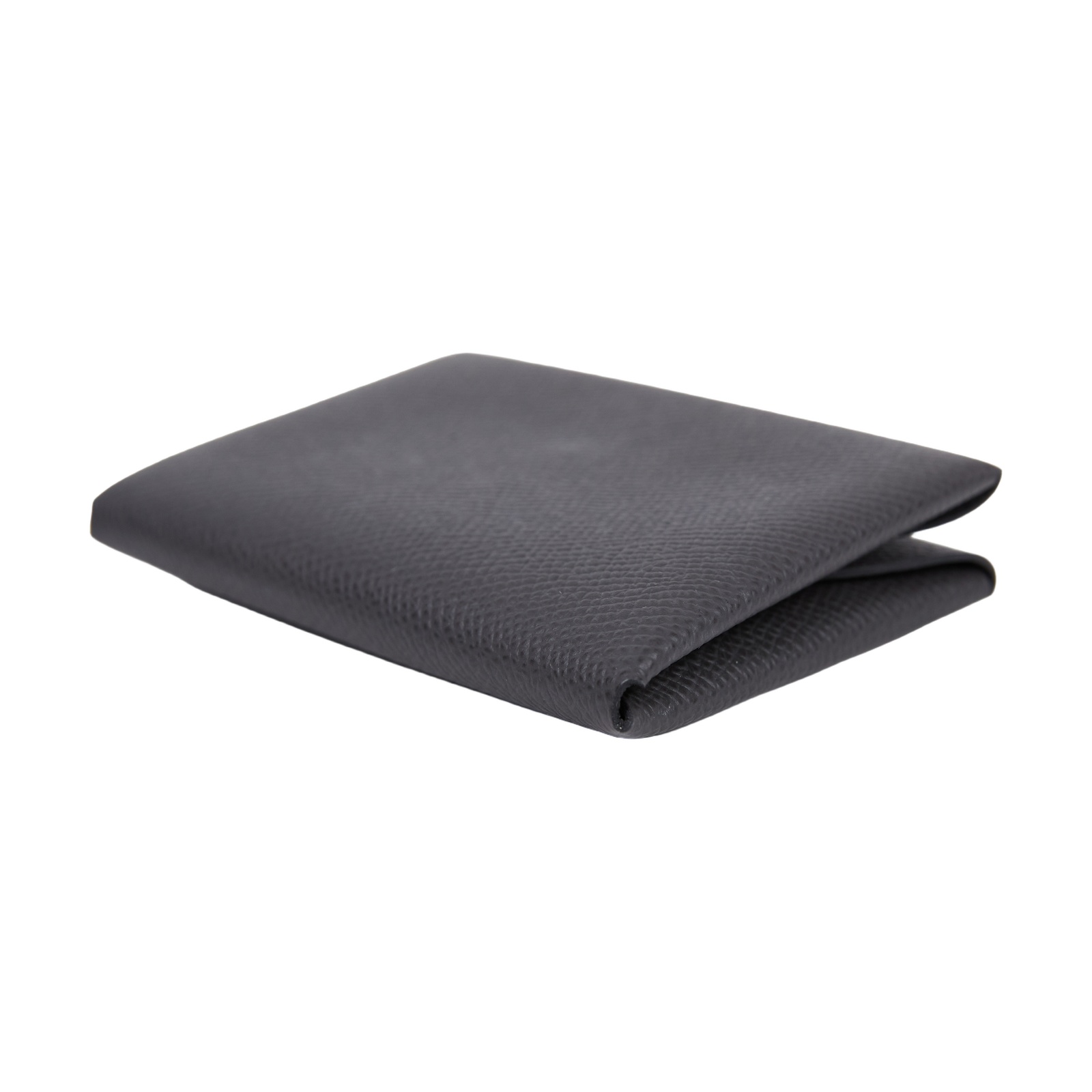 愛馬仕 Hermes Calvi Duo 卡包 石墨灰 銀色五金 H083035CK88 /U FM 011 PM  原廠盒子/購買證明