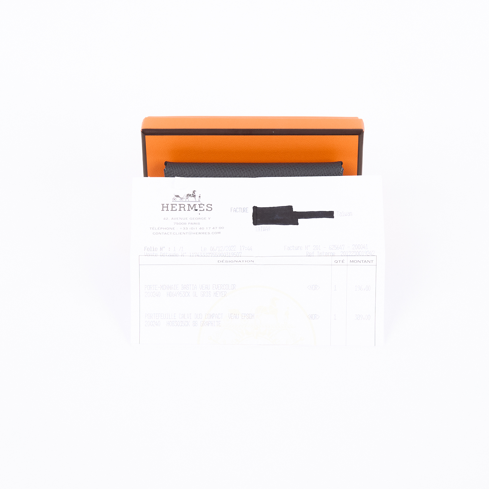 愛馬仕 Hermes Calvi Duo 卡包 石墨灰 銀色五金 H083035CK88 /U FM 011 PM  原廠盒子/購買證明