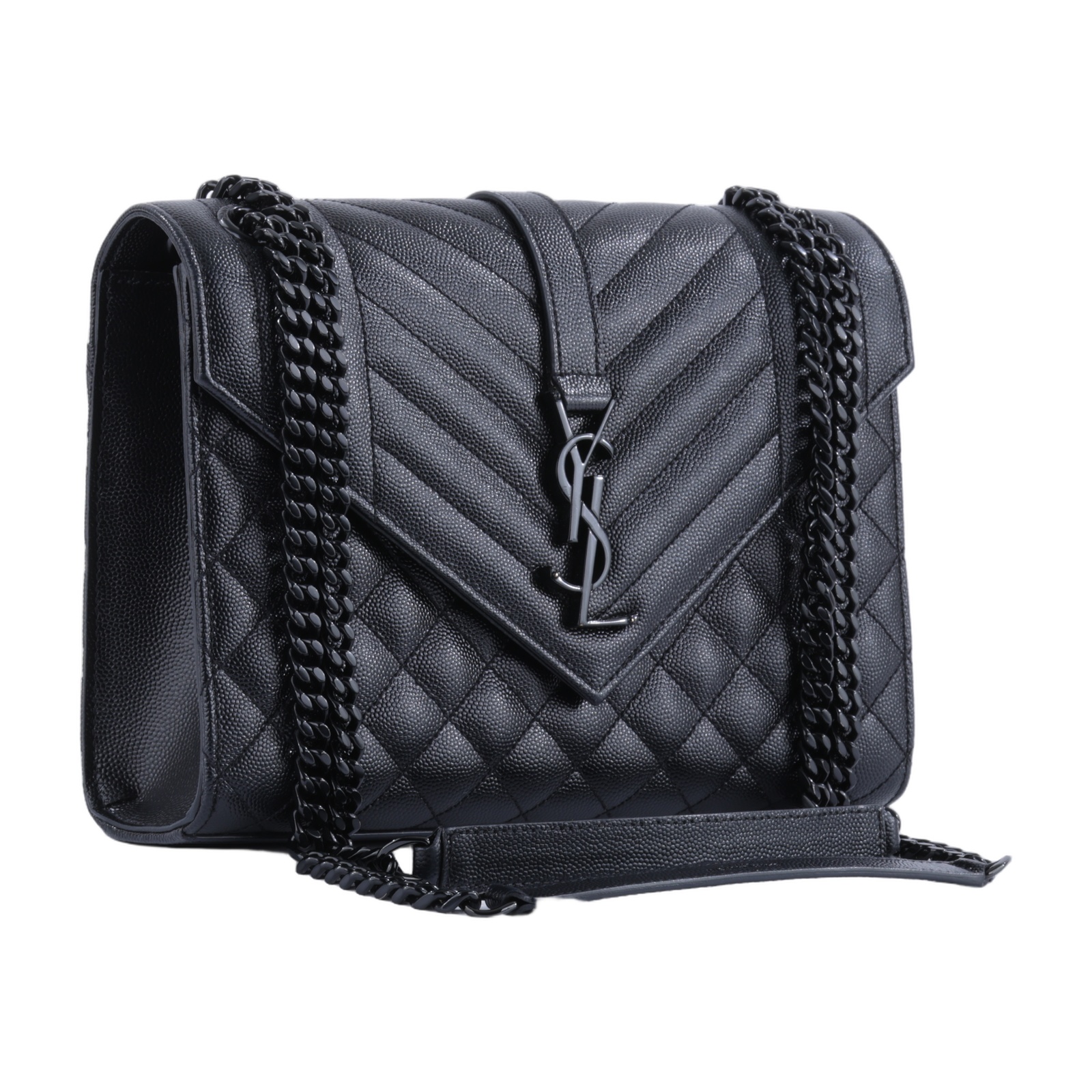 聖羅蘭 YSL SAINT LAURENT Envelope 鏈帶 肩背包 428134BOW98  原廠盒子/防塵袋/原廠文件