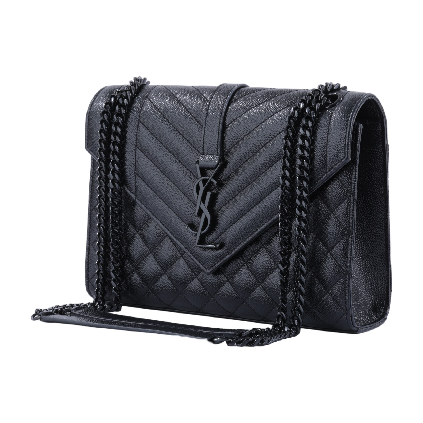 聖羅蘭 YSL SAINT LAURENT Envelope 鏈帶 肩背包 428134BOW98  原廠盒子/防塵袋/原廠文件