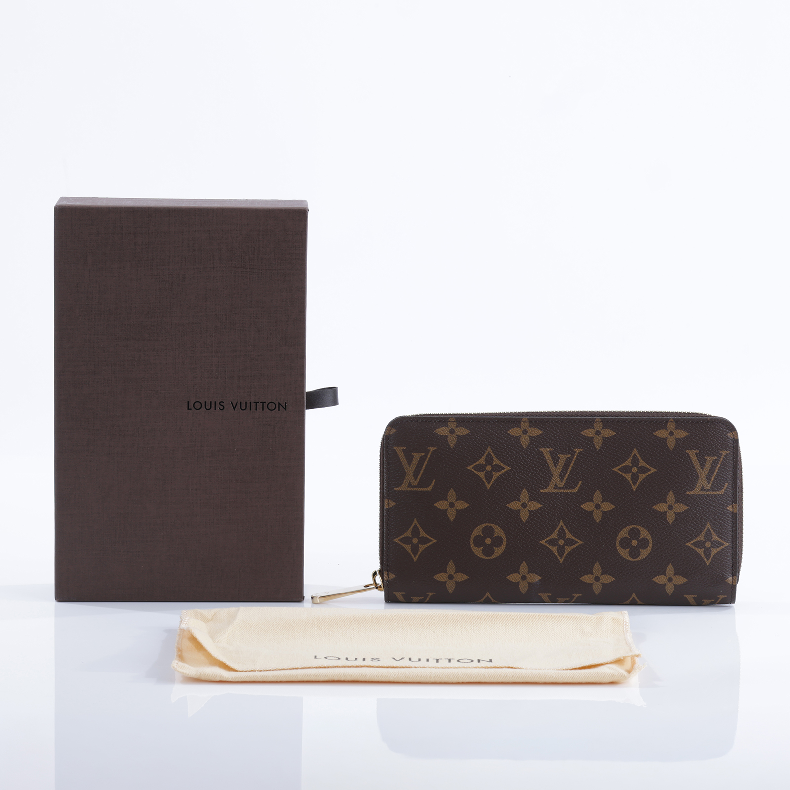 路易威登 LOUIS VUITTON Zippy 經典帆布 拉鍊 長夾 M60017 原花拉鍊長夾 原廠盒子/防塵袋