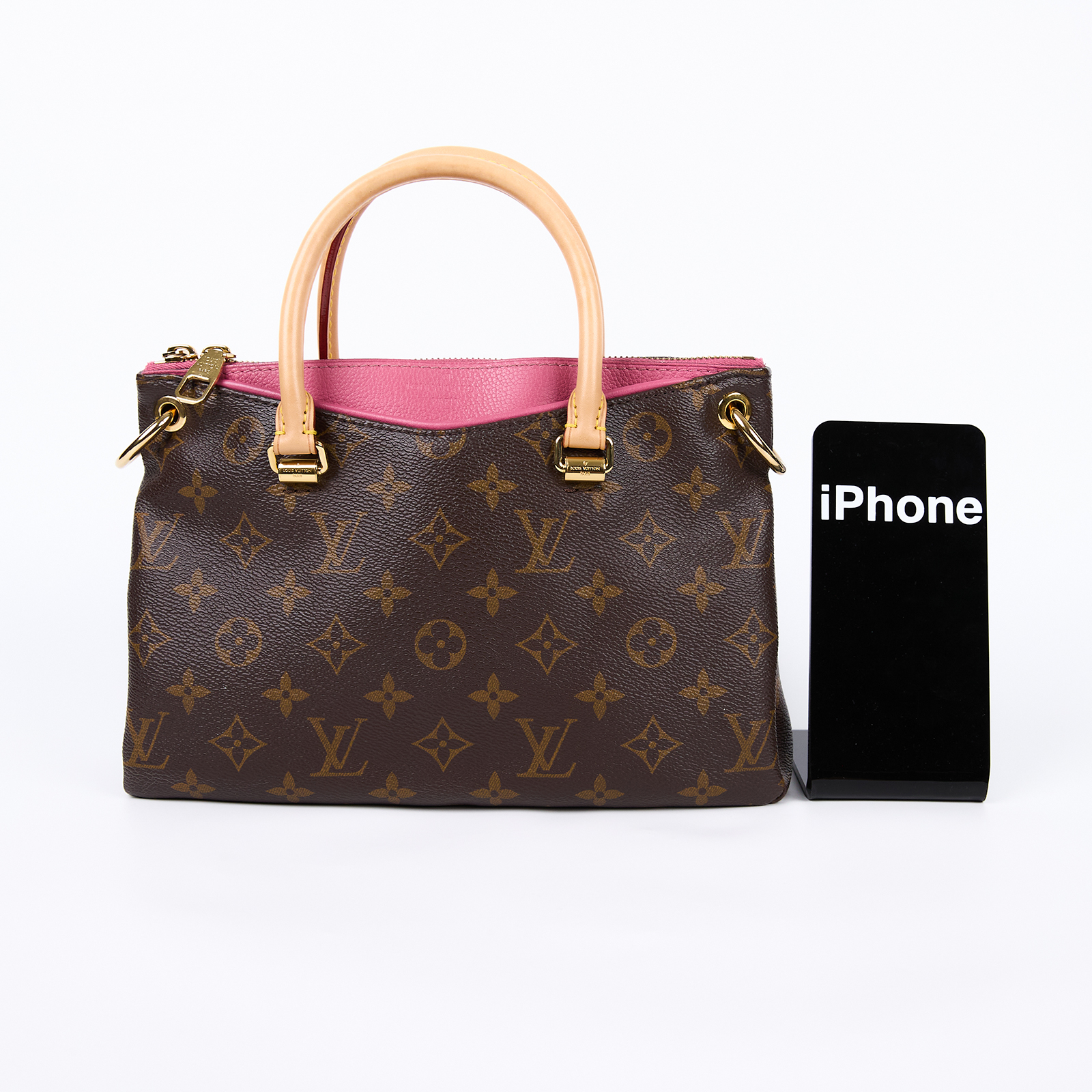 路易威登 LOUIS VUITTON Pallas BB 手提包 肩背包 M41734 原花拼粉Pallas BB 防塵袋/背帶