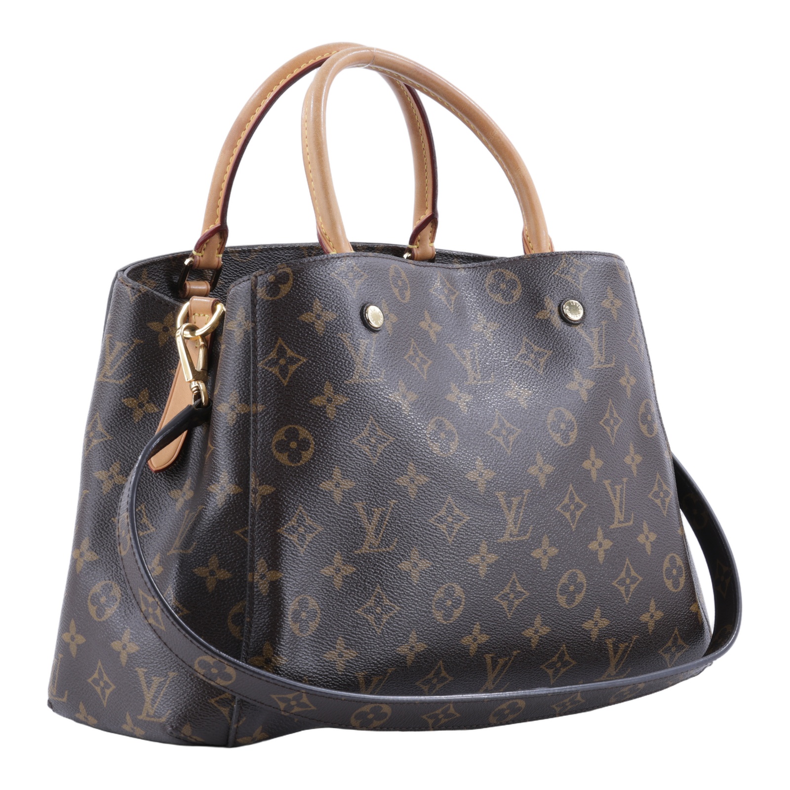 路易威登 LOUIS VUITTON Montaigne MM 經典帆布 三層手提 斜背包 M41056 原花MONTAIGNE MM 防塵袋/背帶
