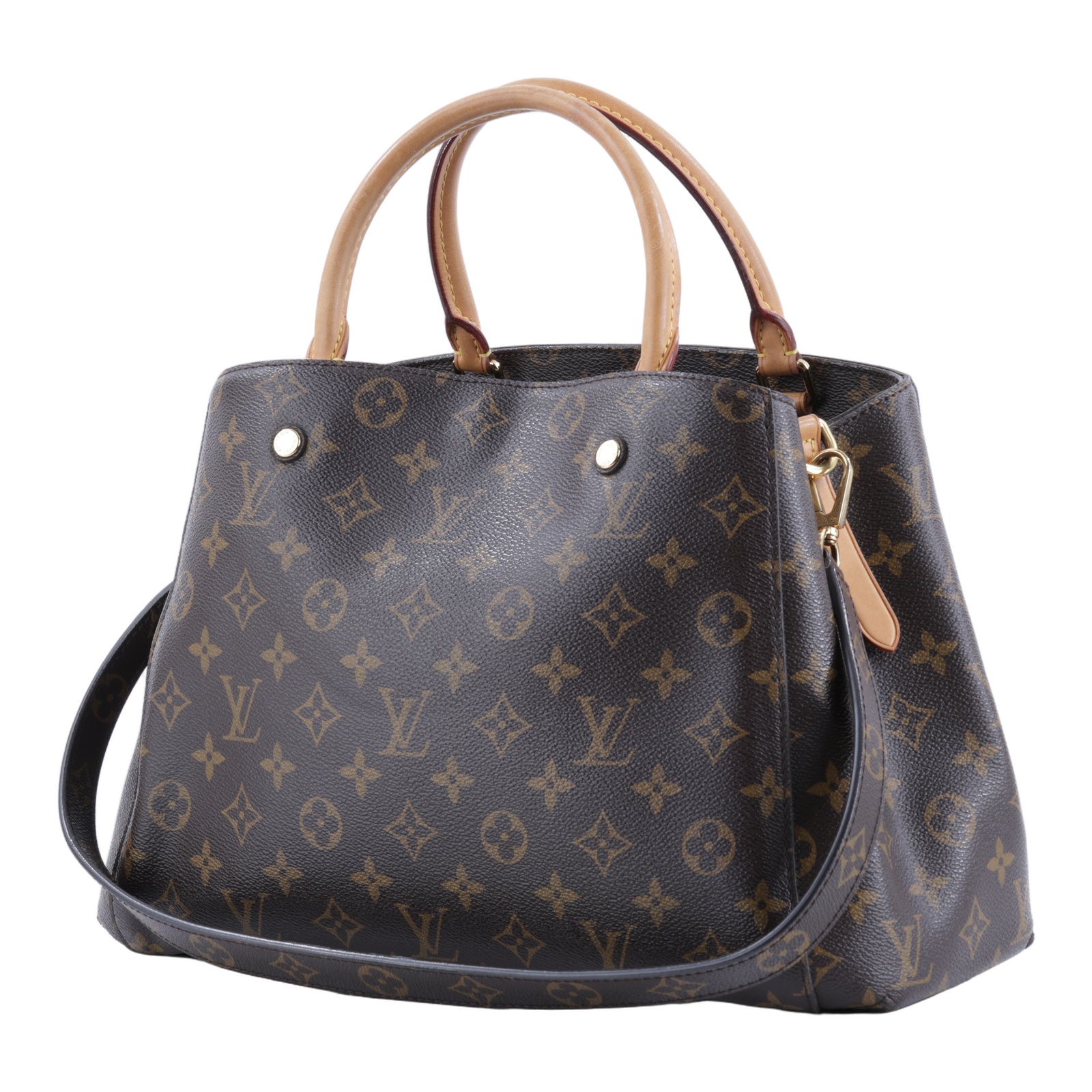 路易威登 LOUIS VUITTON Montaigne MM 經典帆布 三層手提 斜背包 M41056 原花MONTAIGNE MM 防塵袋/背帶