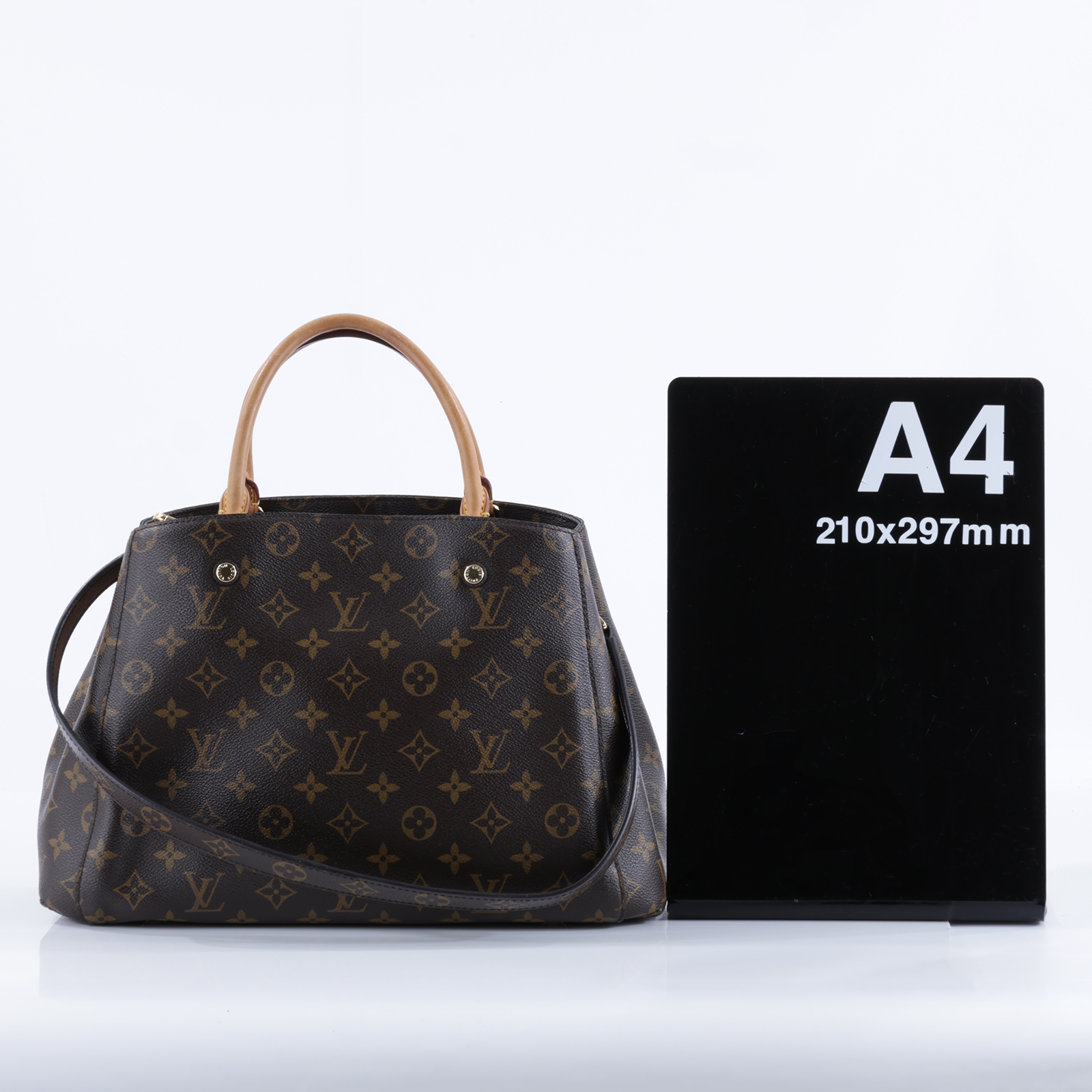 路易威登 LOUIS VUITTON Montaigne MM 經典帆布 三層手提 斜背包 M41056 原花MONTAIGNE MM 防塵袋/背帶