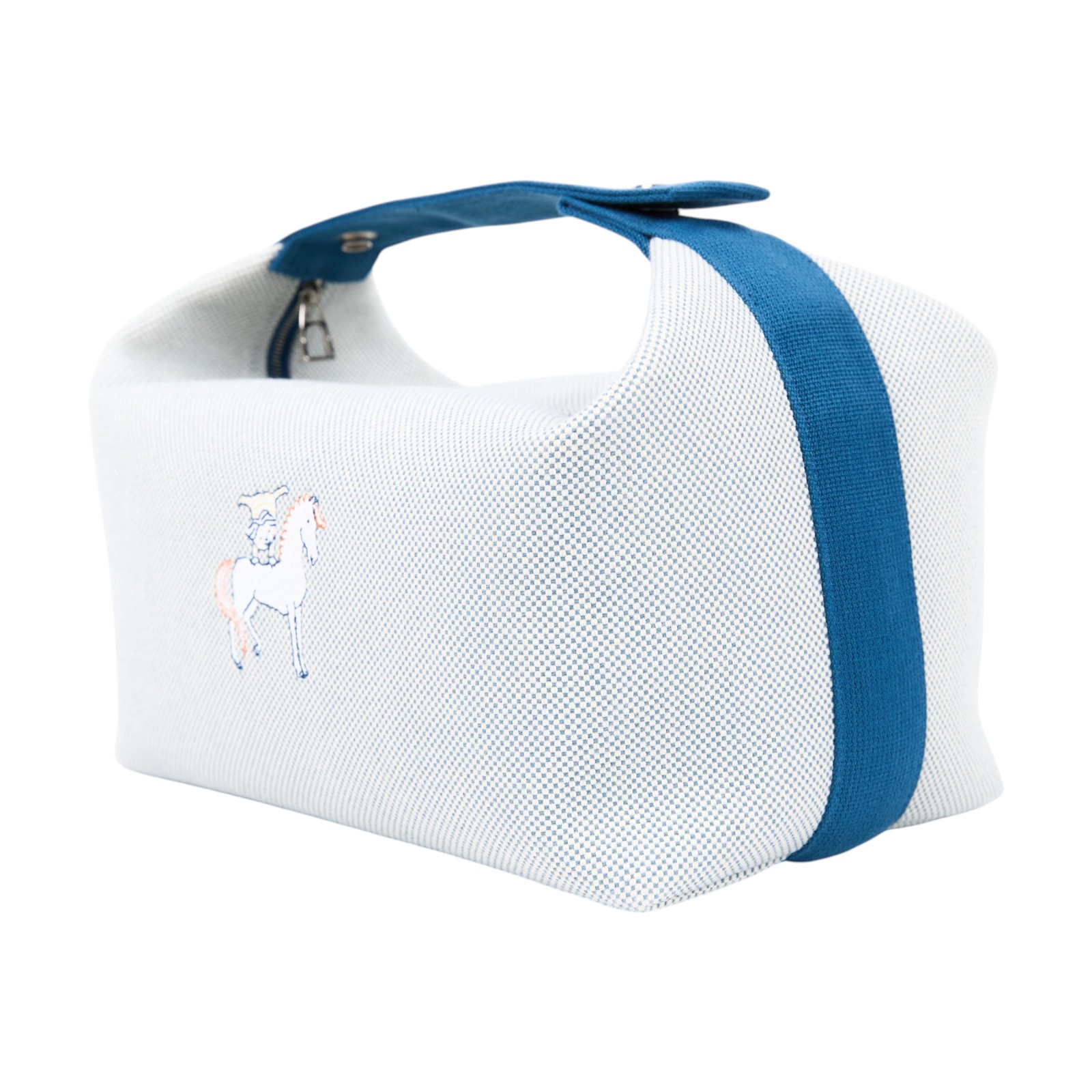 愛馬仕 Hermes Bride a Brac Cabriole 收納包 大型 珍珠灰色 H103587Mv01   無附屬品