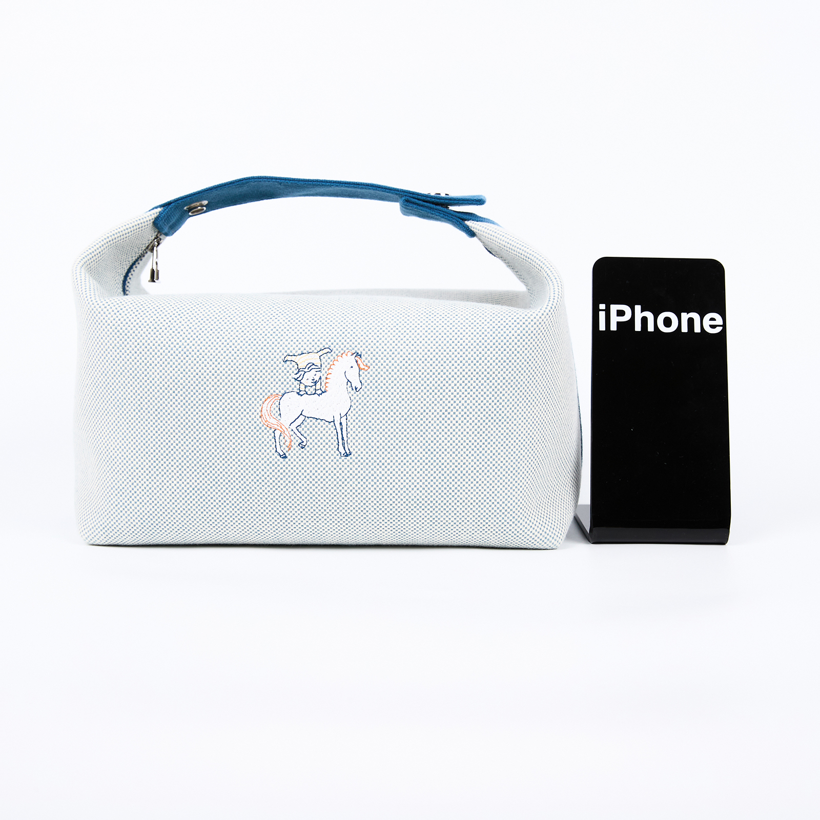 愛馬仕 Hermes Bride a Brac Cabriole 收納包 大型 珍珠灰色 H103587Mv01   無附屬品