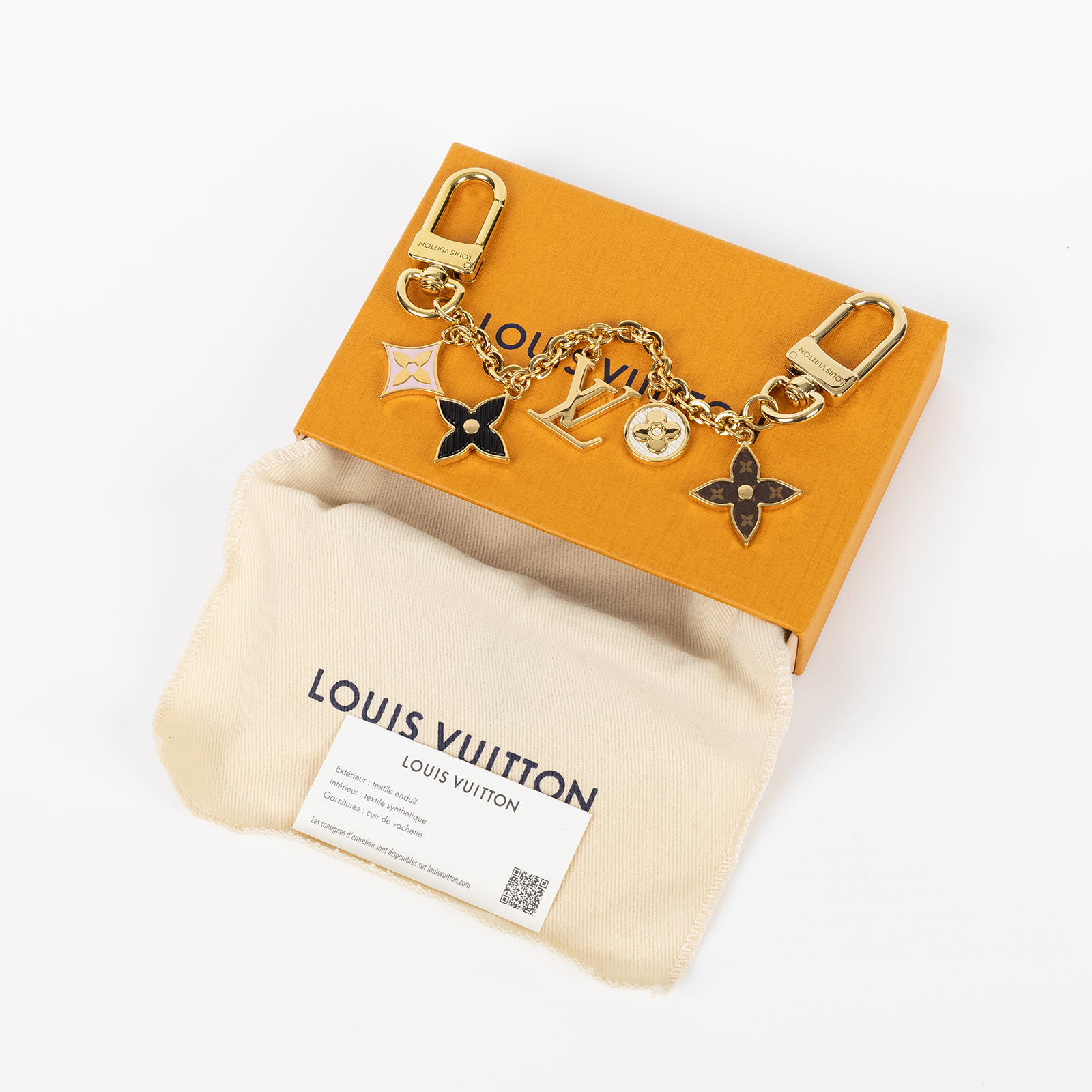 路易威登 LOUIS VUITTON Spring Street 鏈帶 包包吊飾 M01188 Spring Street 鏈帶包包吊飾 原廠盒子/防塵袋