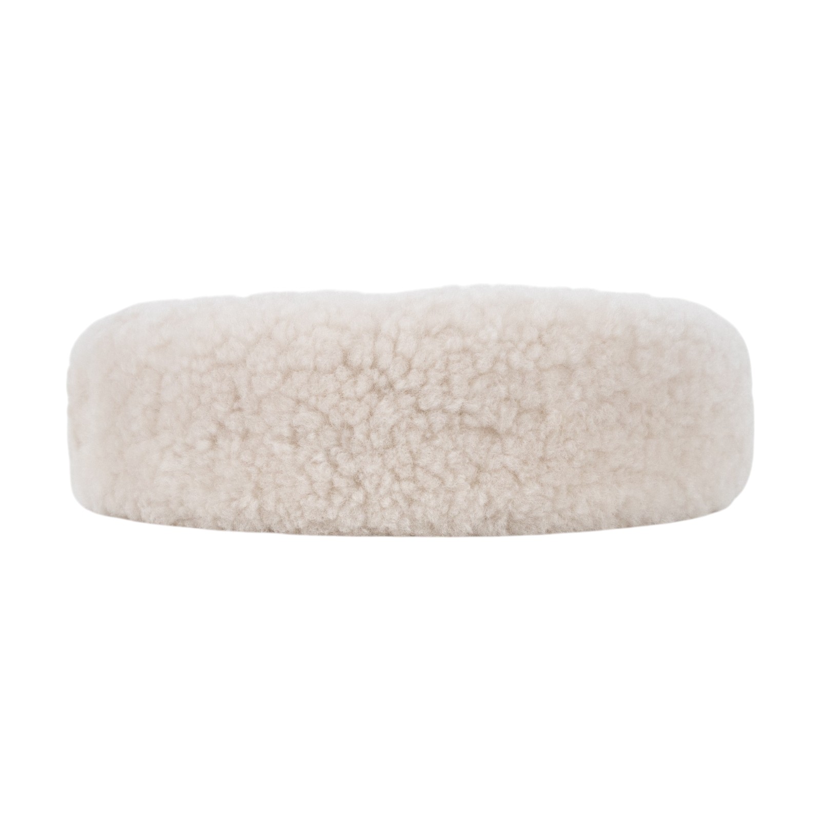 繆繆 MIU MIU 羊絨皮頭帶 Shearling Headband 5IH025_2F7T 白羊絨髮箍 原廠盒子/防塵袋