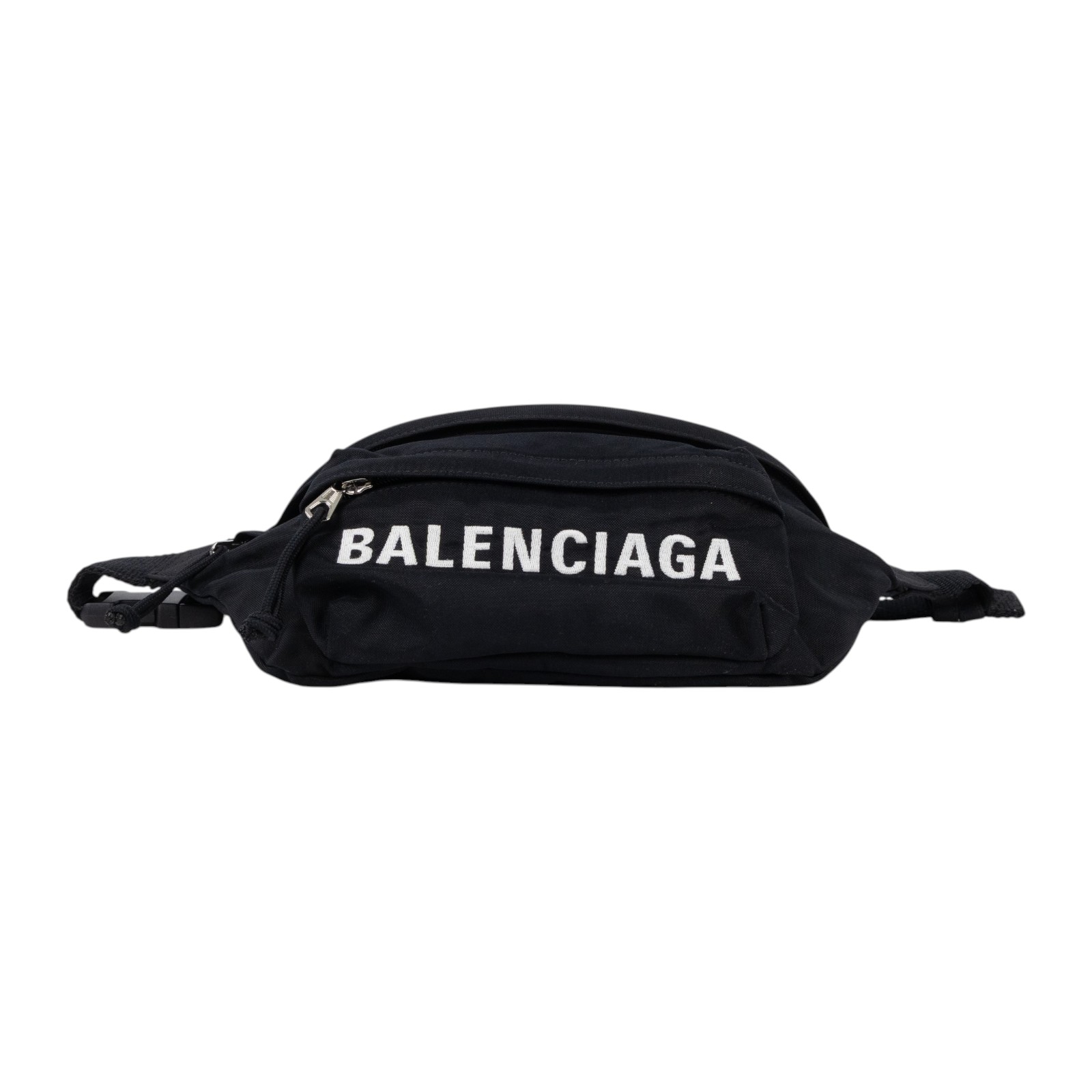 巴黎世家 BALENCIAGA 腰包 533009H851N 黑LOGO腰包 防塵袋