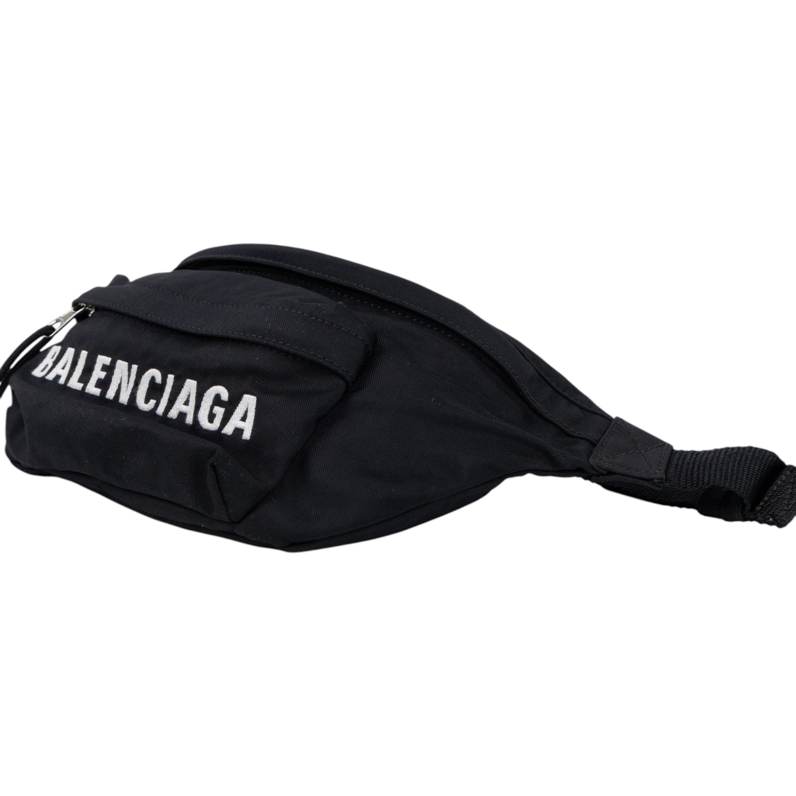 巴黎世家 BALENCIAGA 腰包 533009H851N 黑LOGO腰包 防塵袋