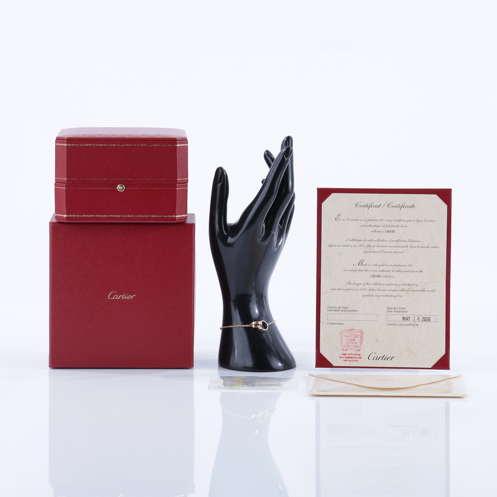 卡地亞 CARTIER Love 手鍊 玫瑰金 B6027000 K18 PG LOVE手鍊 原廠盒子/保書/備用鍊