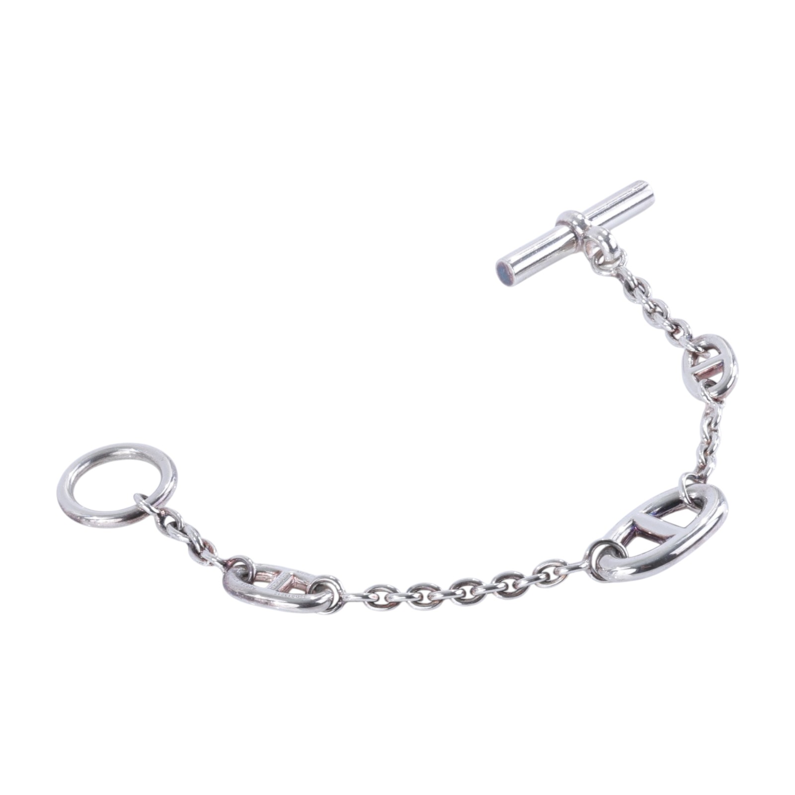 愛馬仕 Hermes Farandole 豬鼻子手鍊 H104567Bv00ST /23.5G 925 Farandole豬鼻手鍊 無附屬品