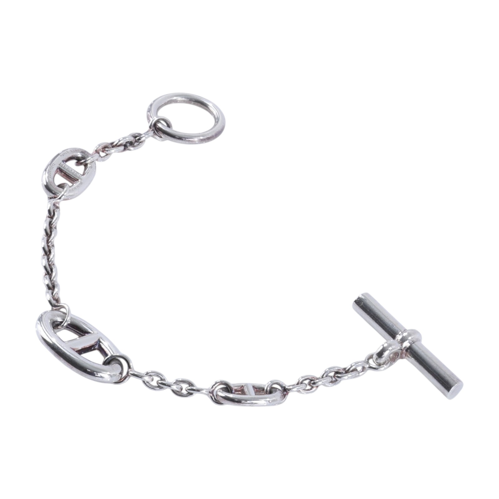 愛馬仕 Hermes Farandole 豬鼻子手鍊 H104567Bv00ST /23.5G 925 Farandole豬鼻手鍊 無附屬品