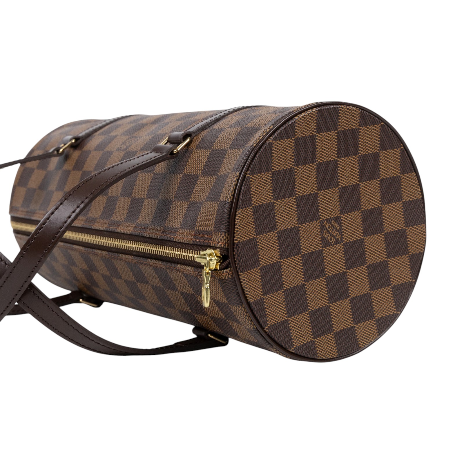 路易威登 LOUIS VUITTON Papillon 30 棋盤格 圓筒 手提包 N51303 棋盤DAMIER圓筒子母包 防塵袋/子包