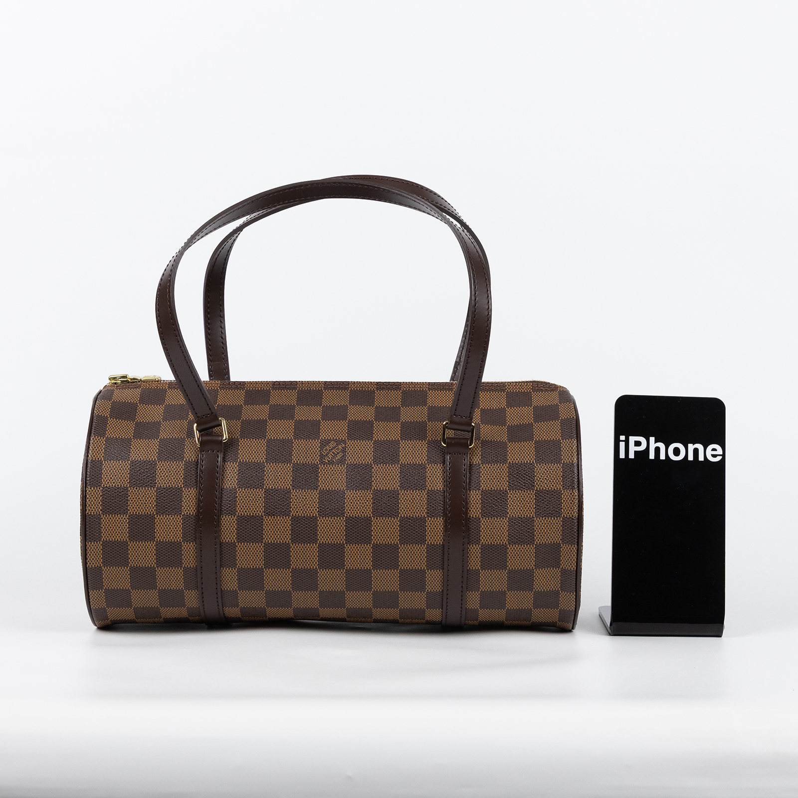 路易威登 LOUIS VUITTON Papillon 30 棋盤格 圓筒 手提包 N51303 棋盤DAMIER圓筒子母包 防塵袋/子包