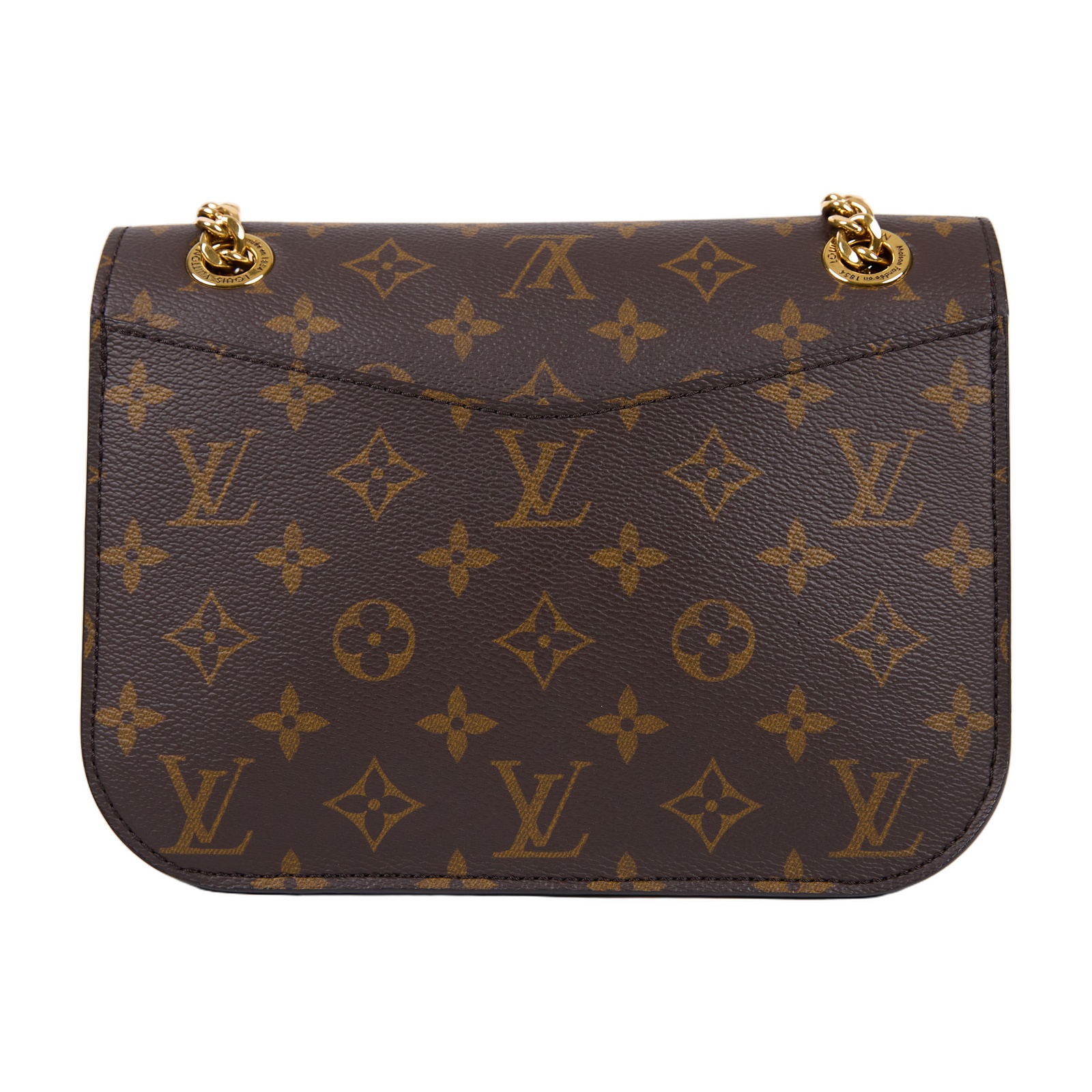 路易威登 LOUIS VUITTON Passy 帆布 肩背 斜背包 M45592 晶片款 原花PASSY 原廠盒子/防塵袋